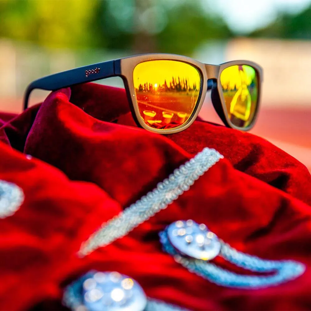 goodr Whiskey Shots with Satan OG Sunglasses in Black | OG-BK-AM1