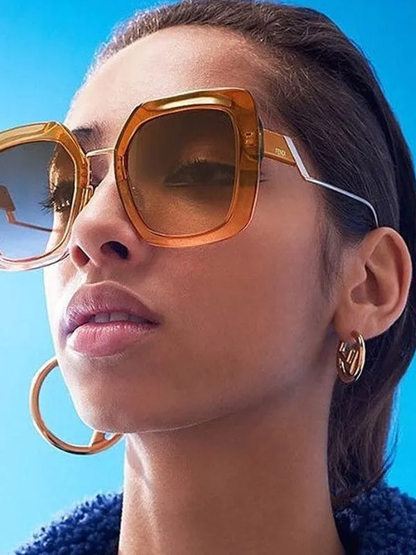 Gradient Large Frame Sunglasses