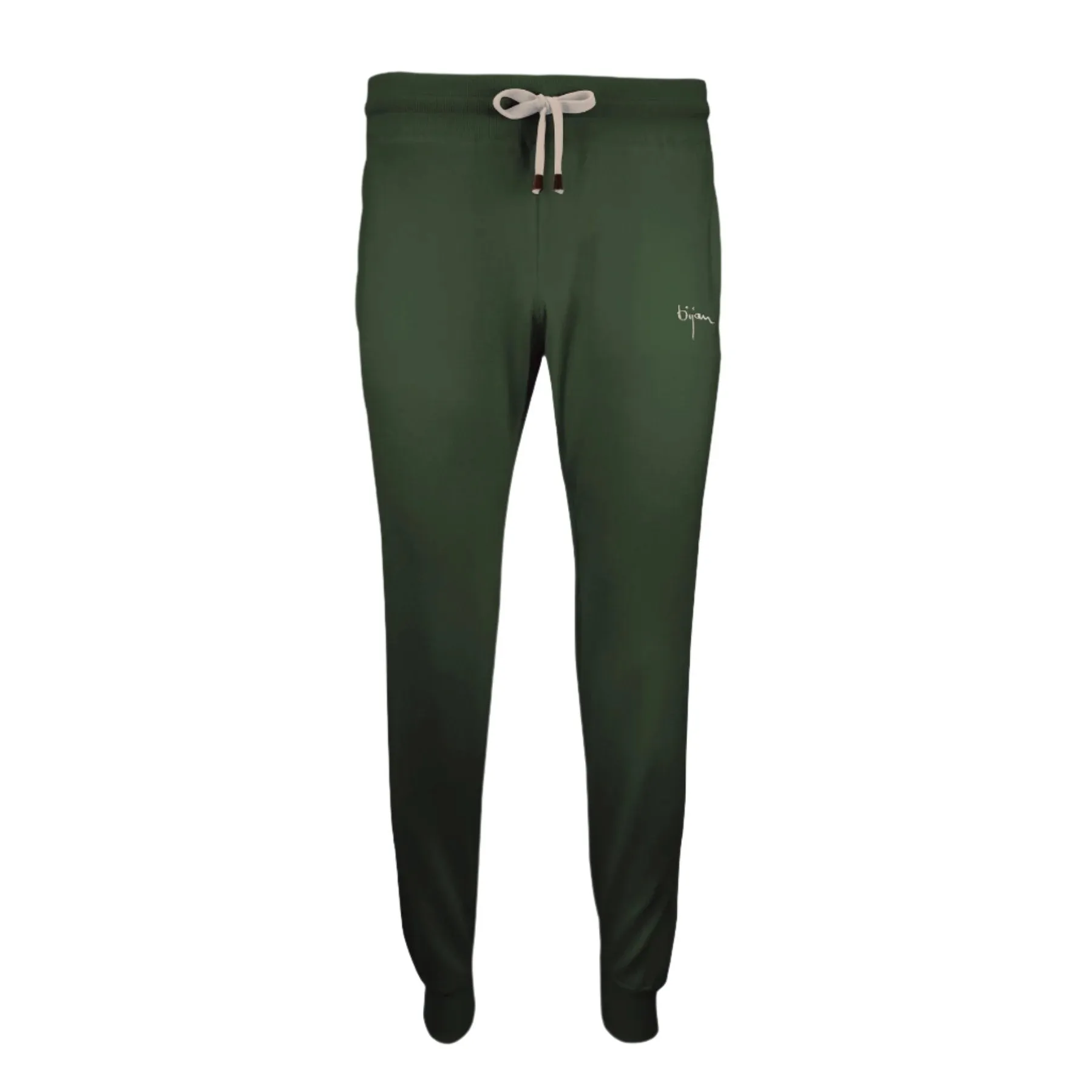 Green Silk and Cashmere Sweatpants