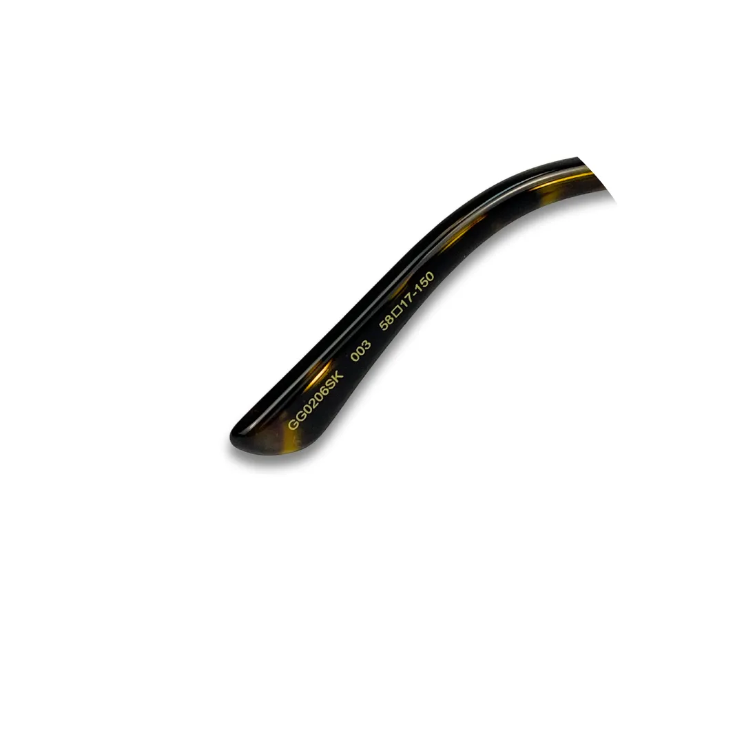 Gucci Round Metal Frame Sunglasses