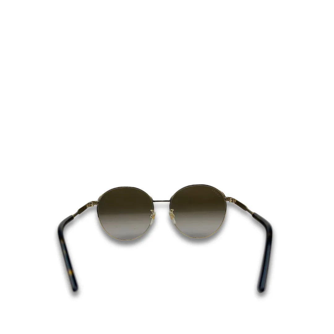 Gucci Round Metal Frame Sunglasses