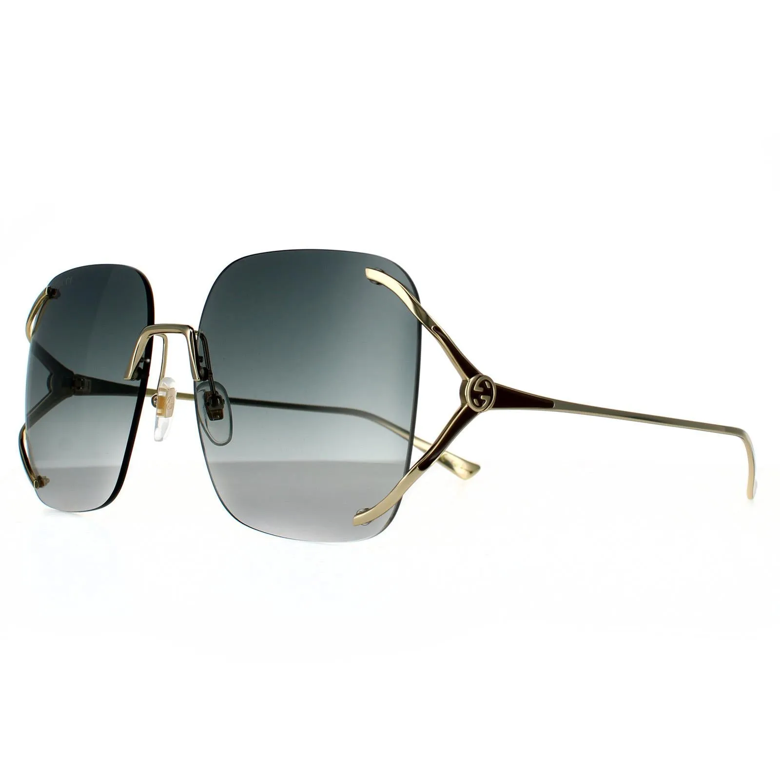 Gucci Sunglasses GG0646S 001 Gold  Grey Gradient