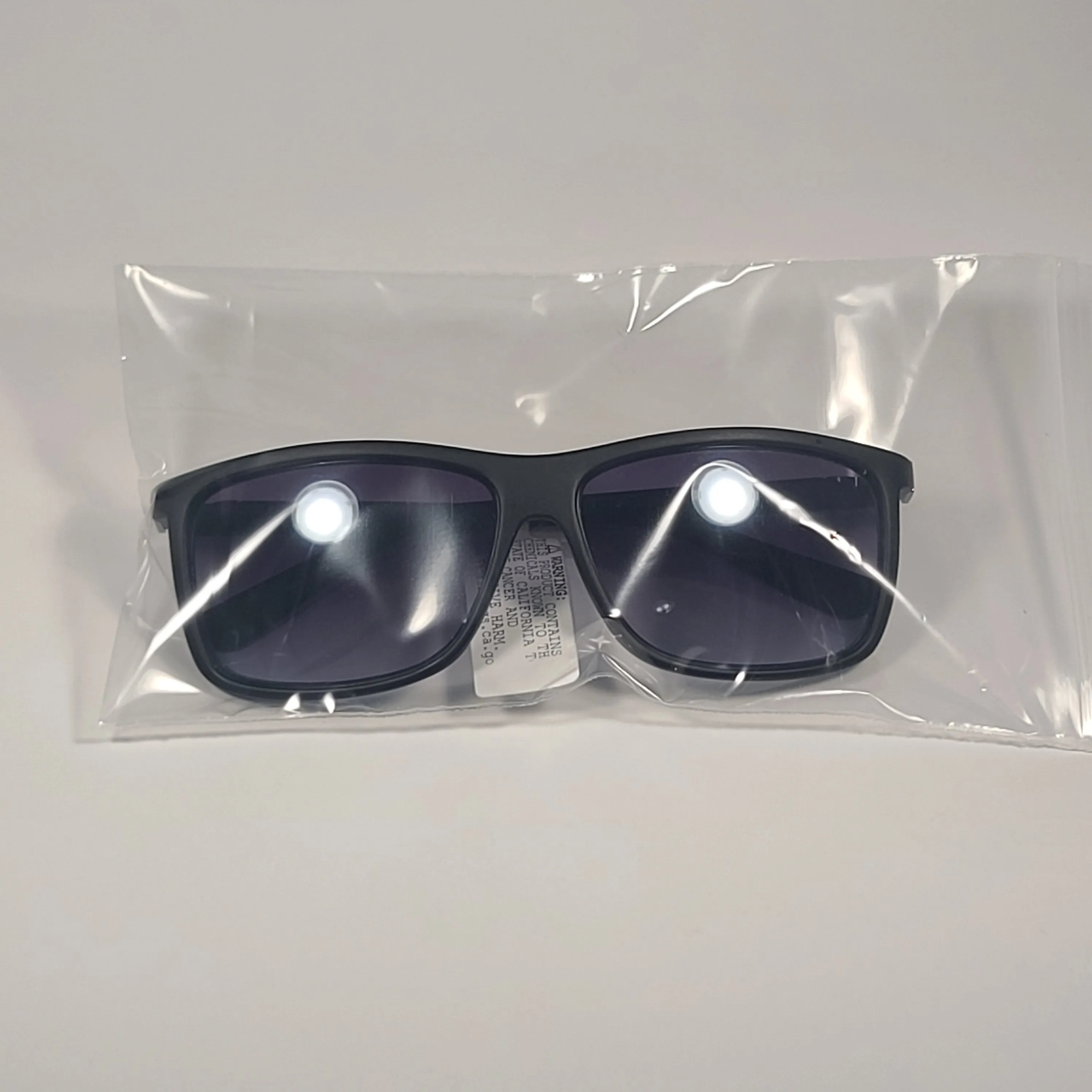 Guess Rectangle Sunglasses Matte Black Frame Blue Gradient Lens GF0191 02W