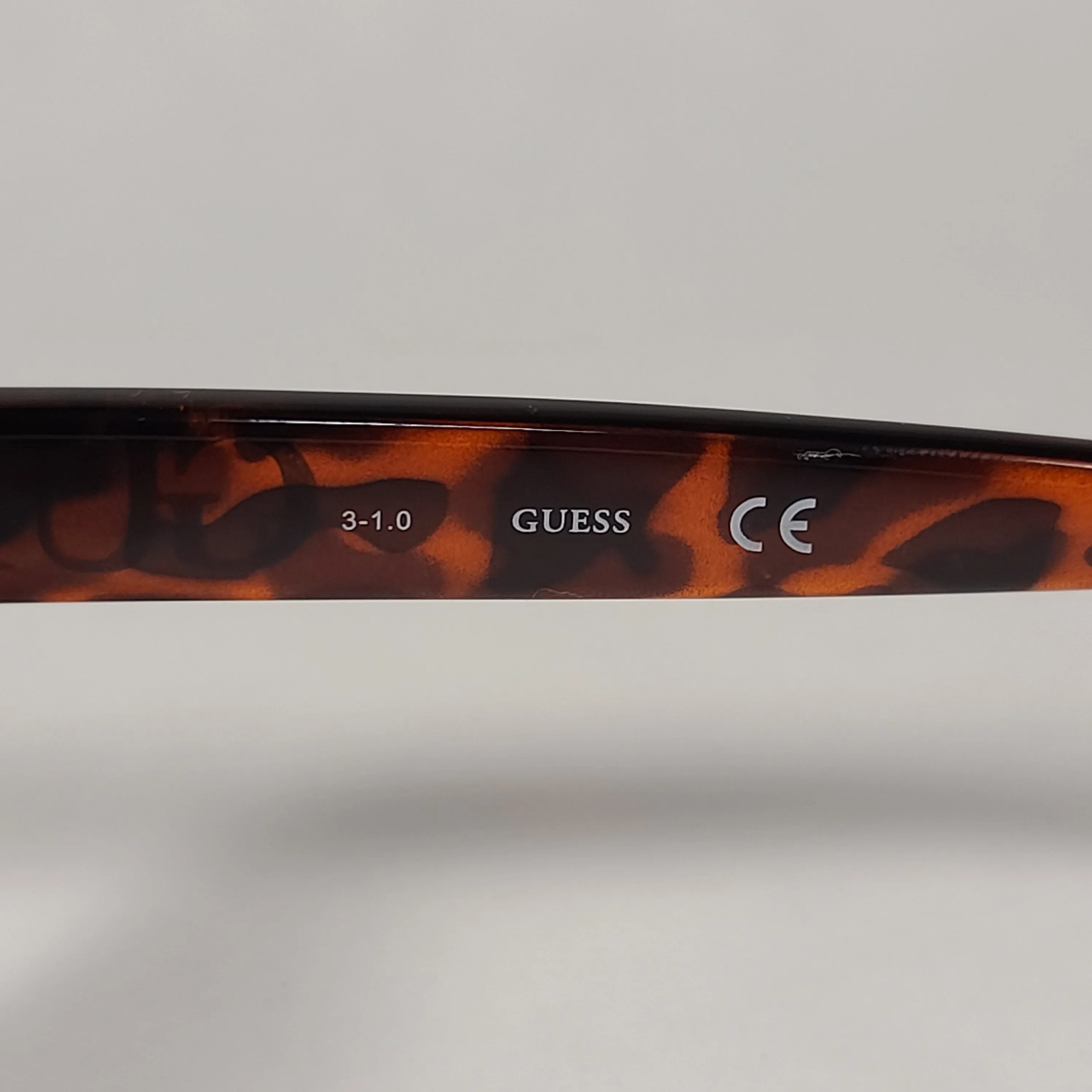 Guess Soft Round Sunglasses Brown Tortoise Frame Brown Gradient Lens GF0362 52F