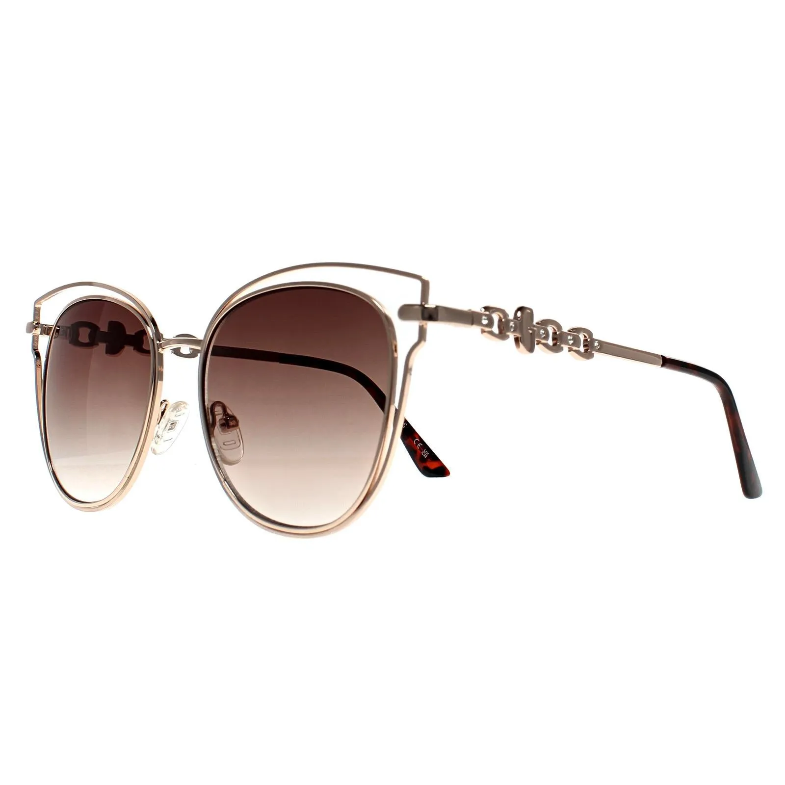 Guess Sunglasses GF0343 32F Gold Brown Gradient