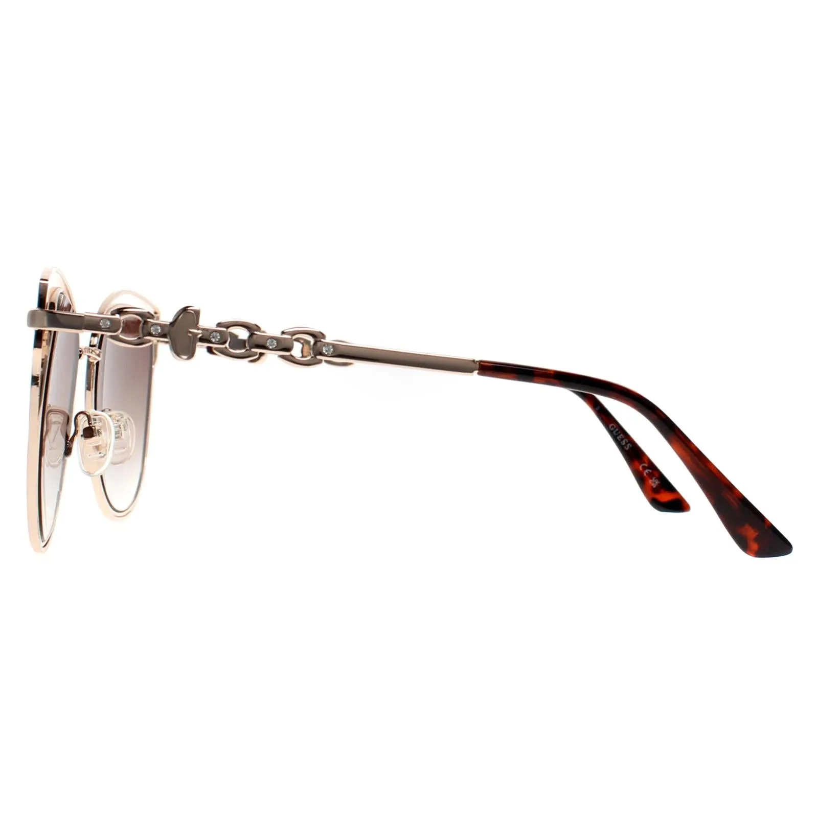 Guess Sunglasses GF0343 32F Gold Brown Gradient