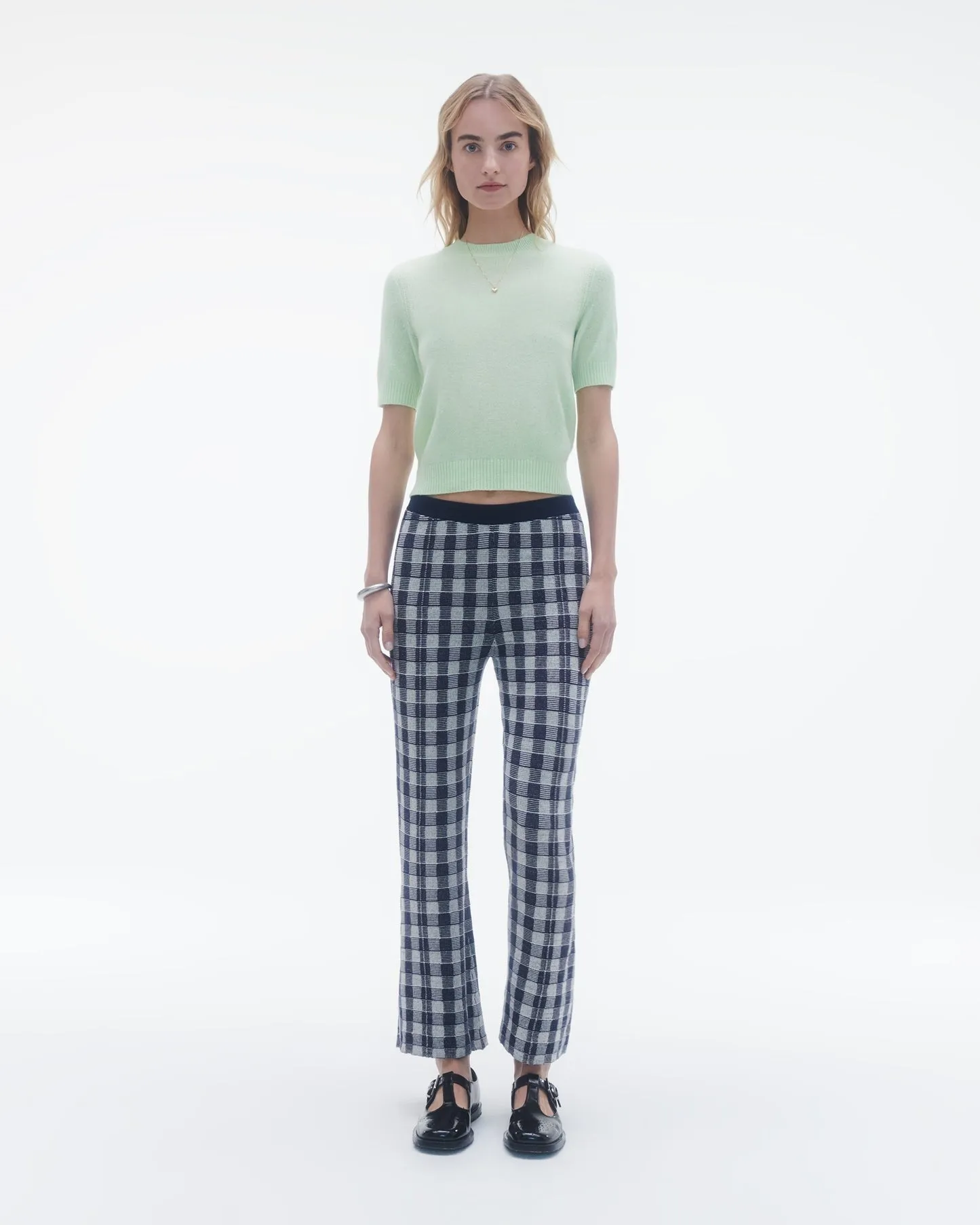 Guest in Residence Sweater Tee in Mint