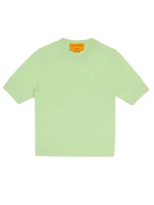 Guest in Residence Sweater Tee in Mint