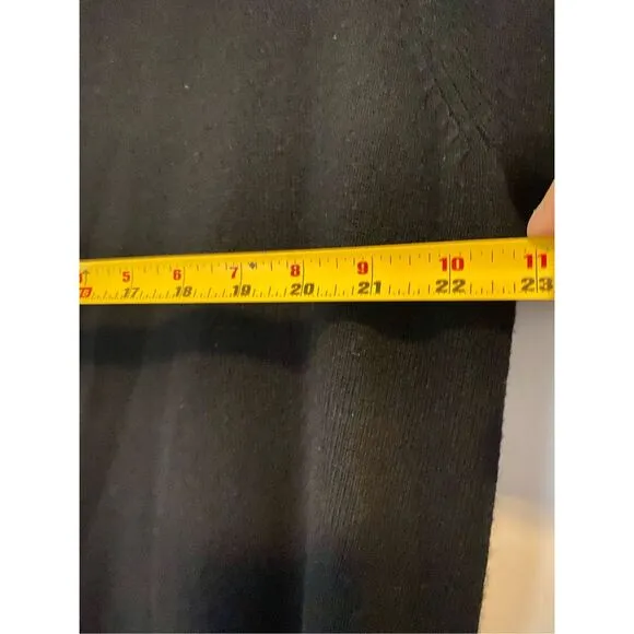 Halogen 100% Cashmere Black Sweater Sz X1