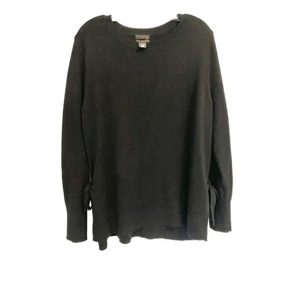Halogen 100% Cashmere Black Sweater Sz X1