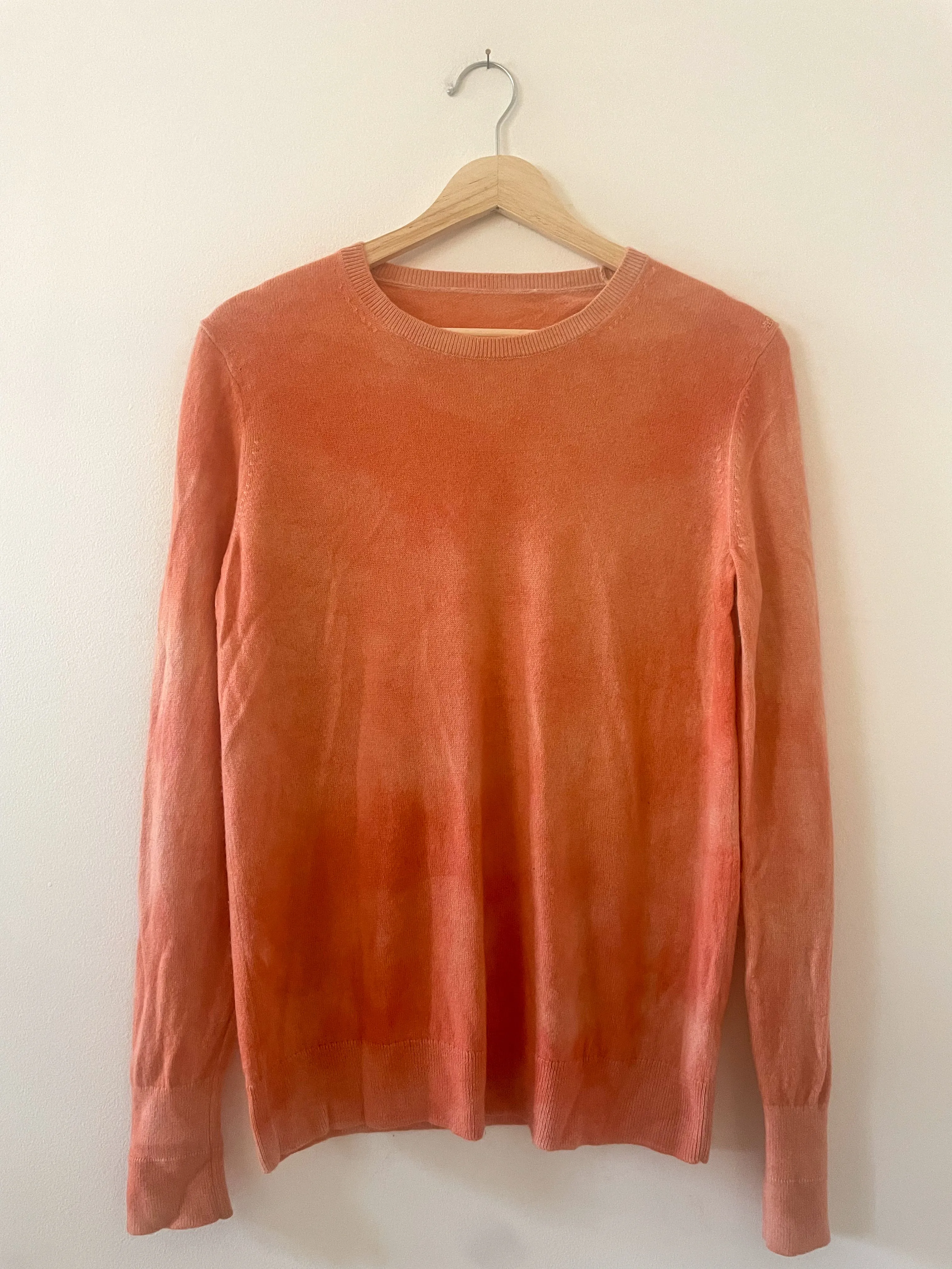 Hand Dyed Cashmere Sweater - Madder Root