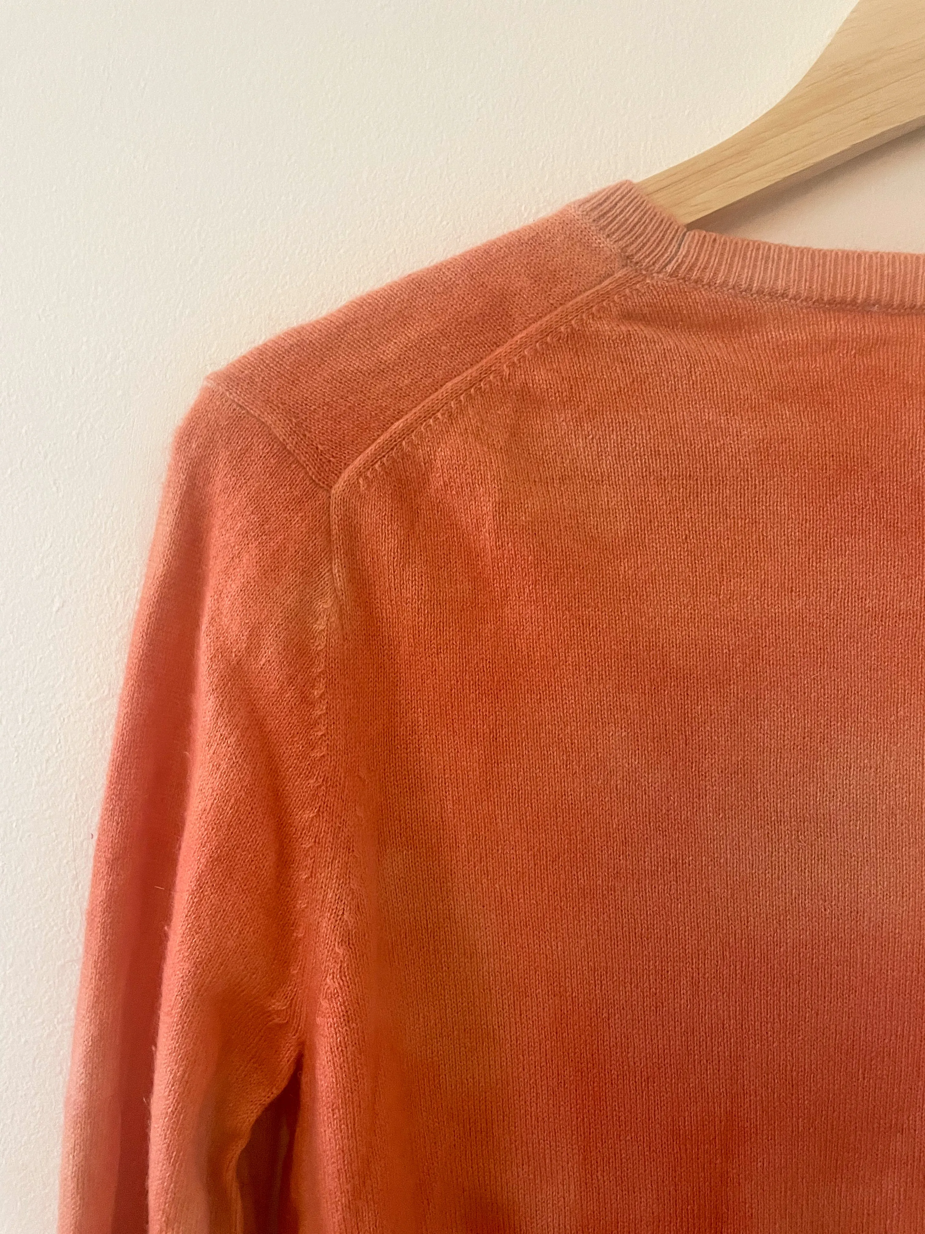 Hand Dyed Cashmere Sweater - Madder Root