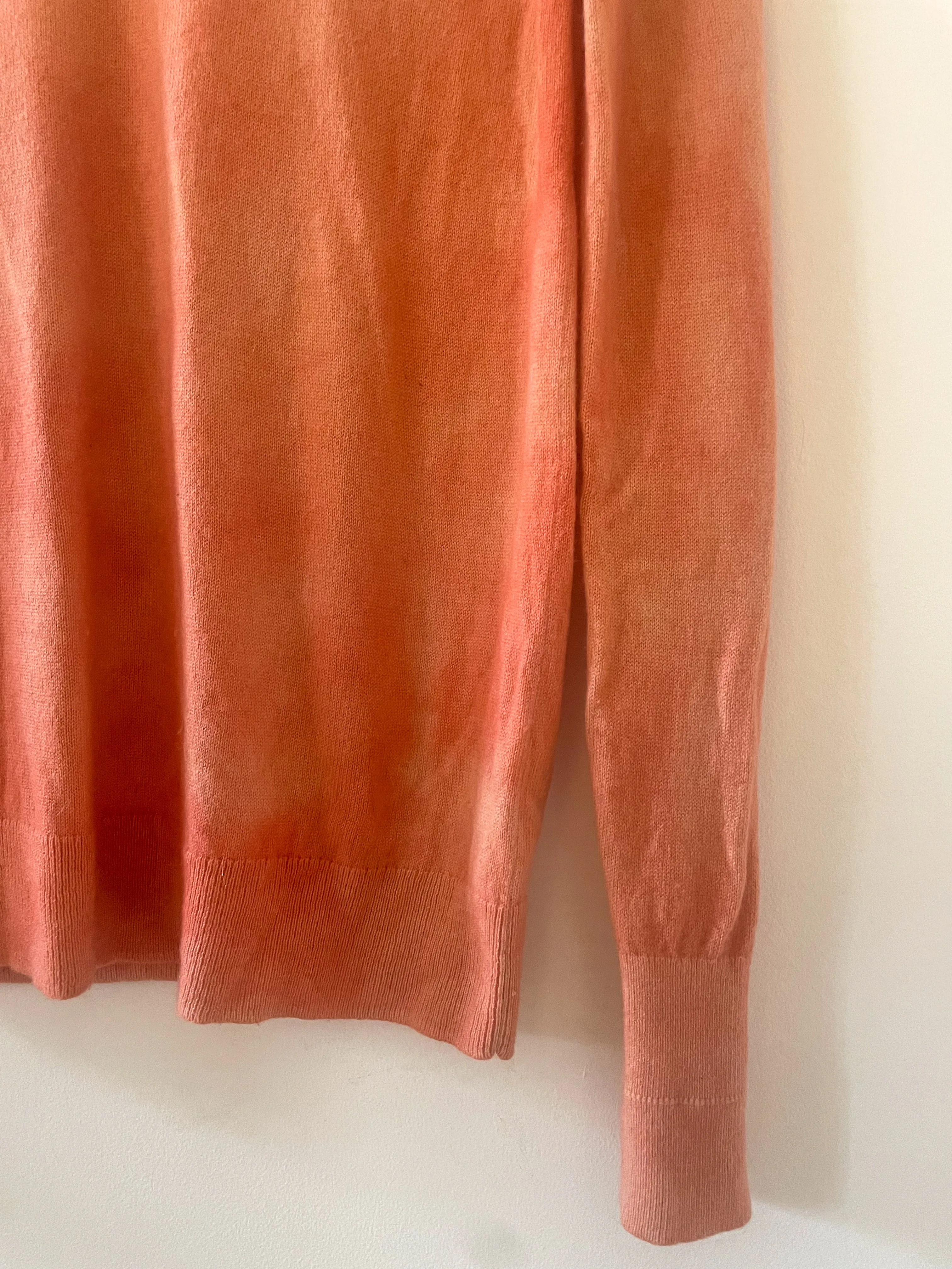 Hand Dyed Cashmere Sweater - Madder Root