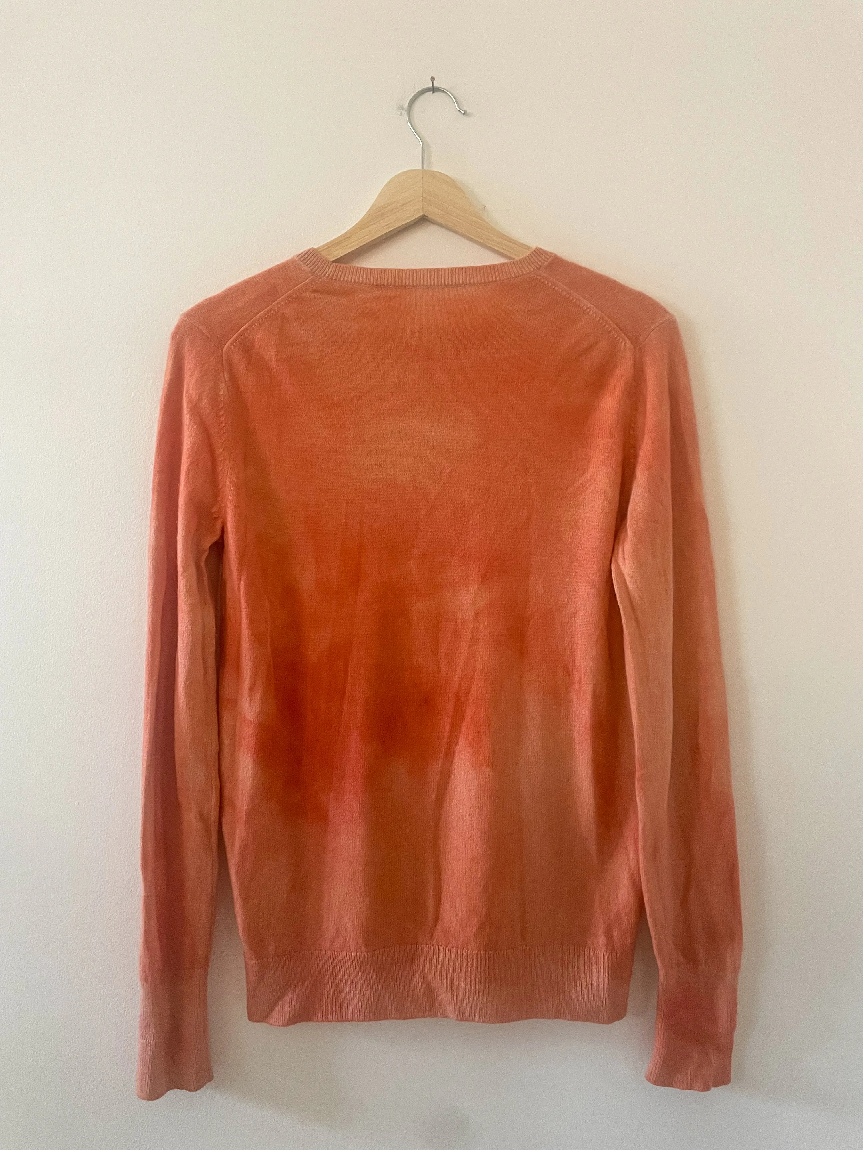 Hand Dyed Cashmere Sweater - Madder Root
