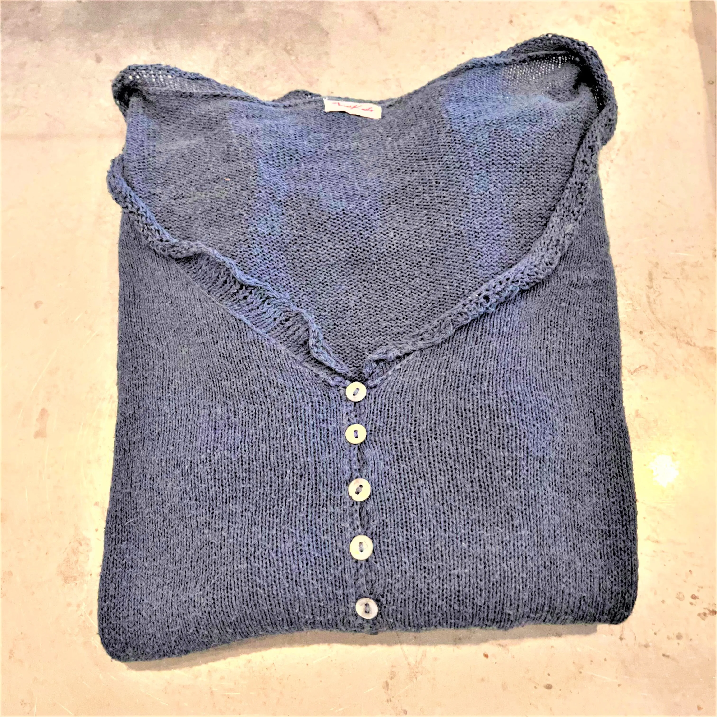 Handmade AuroKnits Button Down Sweater - Kea