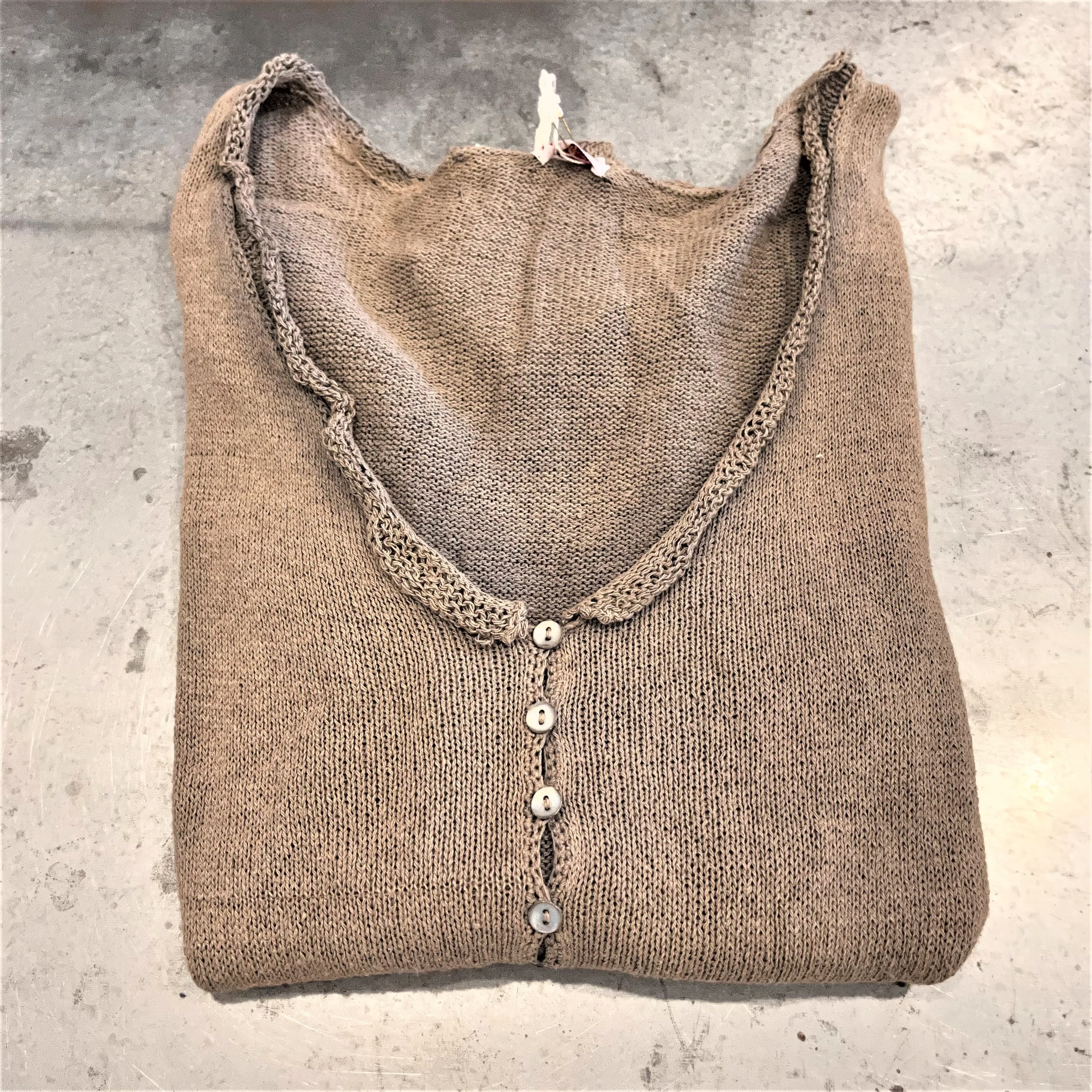 Handmade AuroKnits Button Down Sweater - Kea