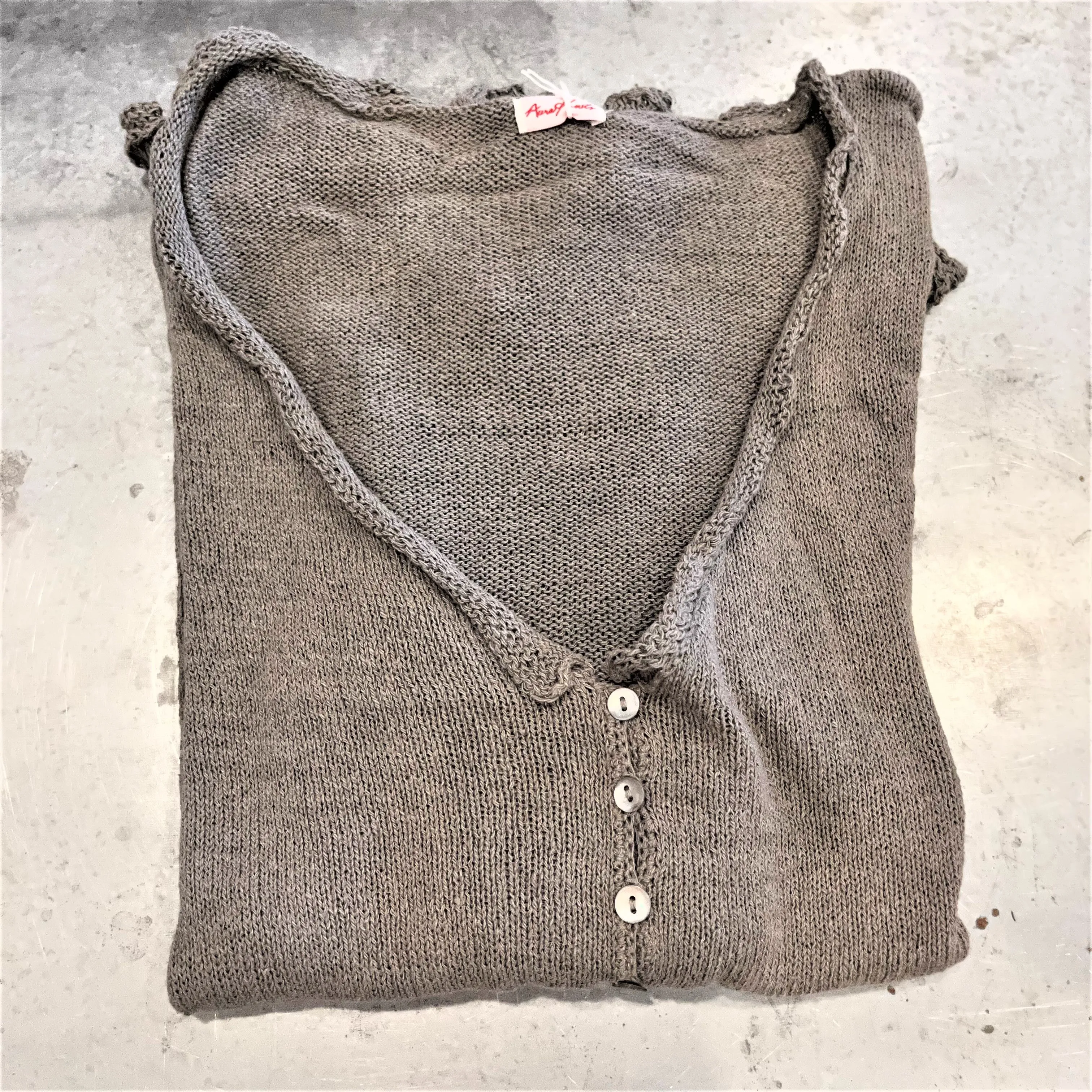 Handmade AuroKnits Button Down Sweater - Kea