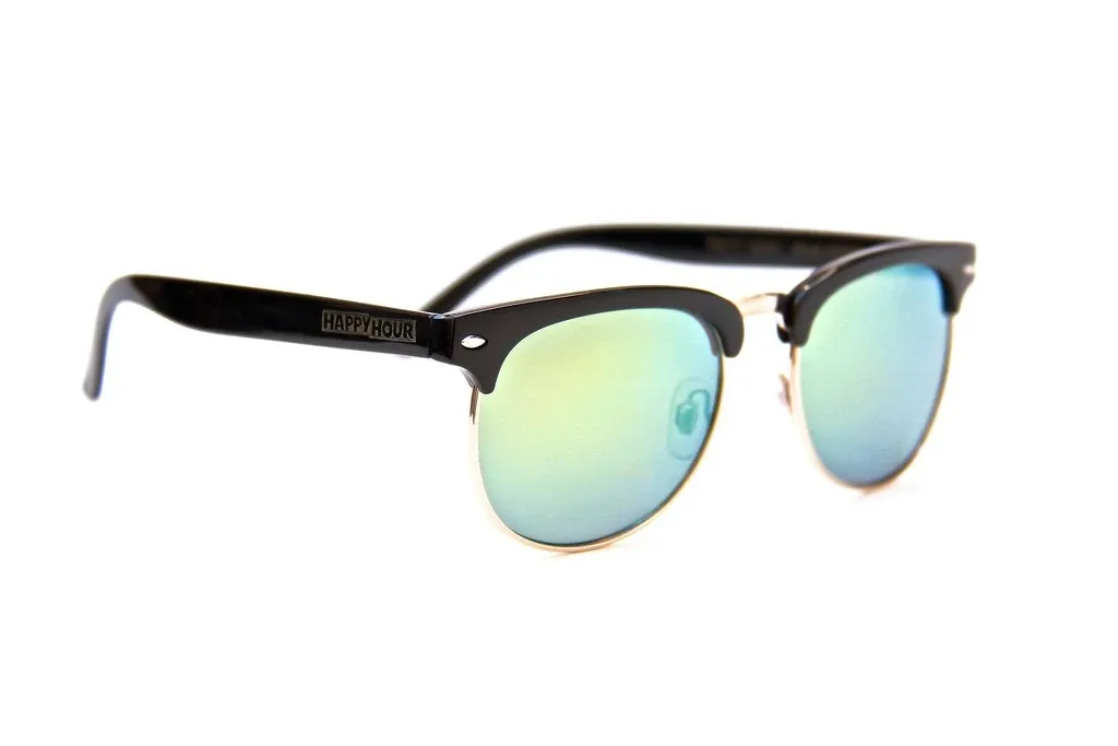 Happy Hour - G2 Sunglasses Black/Gold