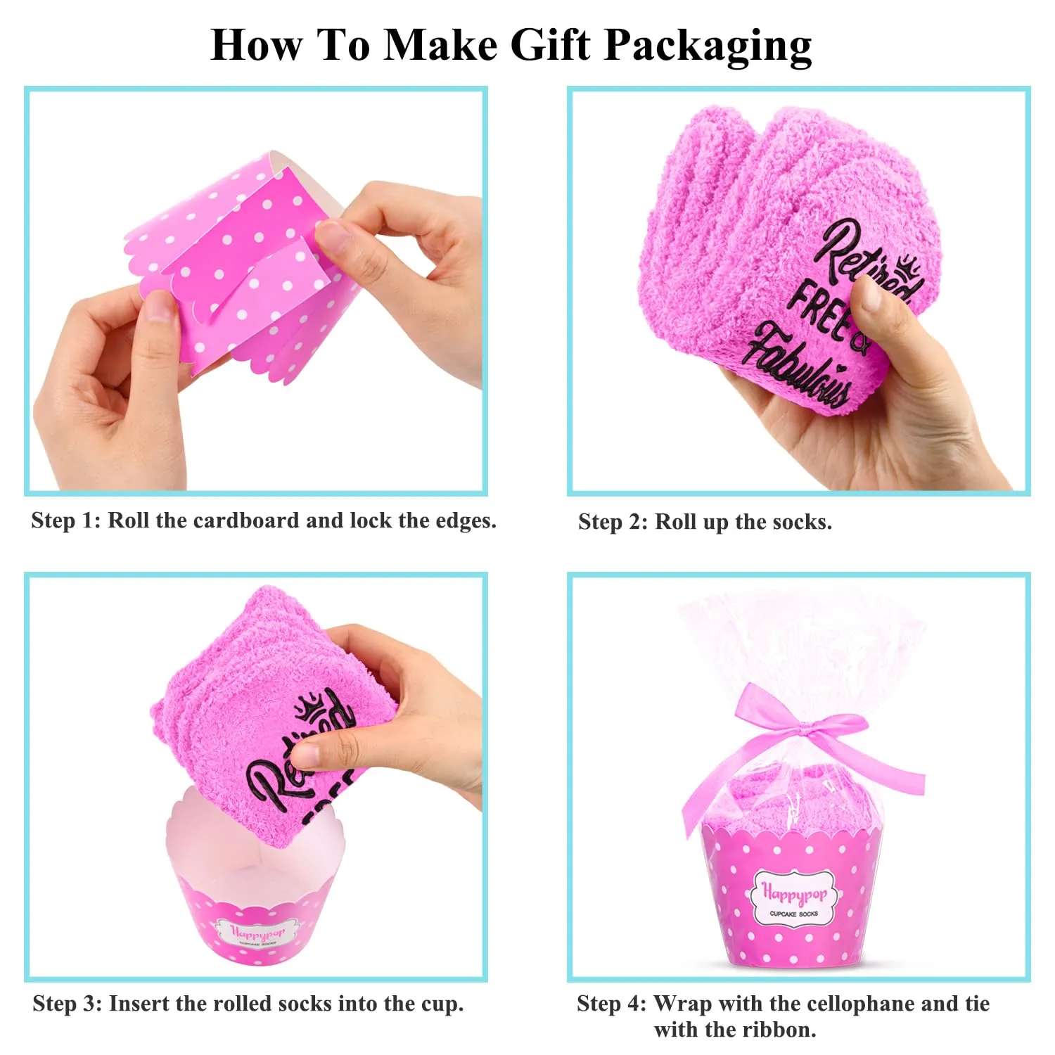 HAPPYPOP Retirement Gifts Ideas Socks for Women - Retired Socks Fuzzy Socks, Retirement Gifts for Women Retired Queen Gifts