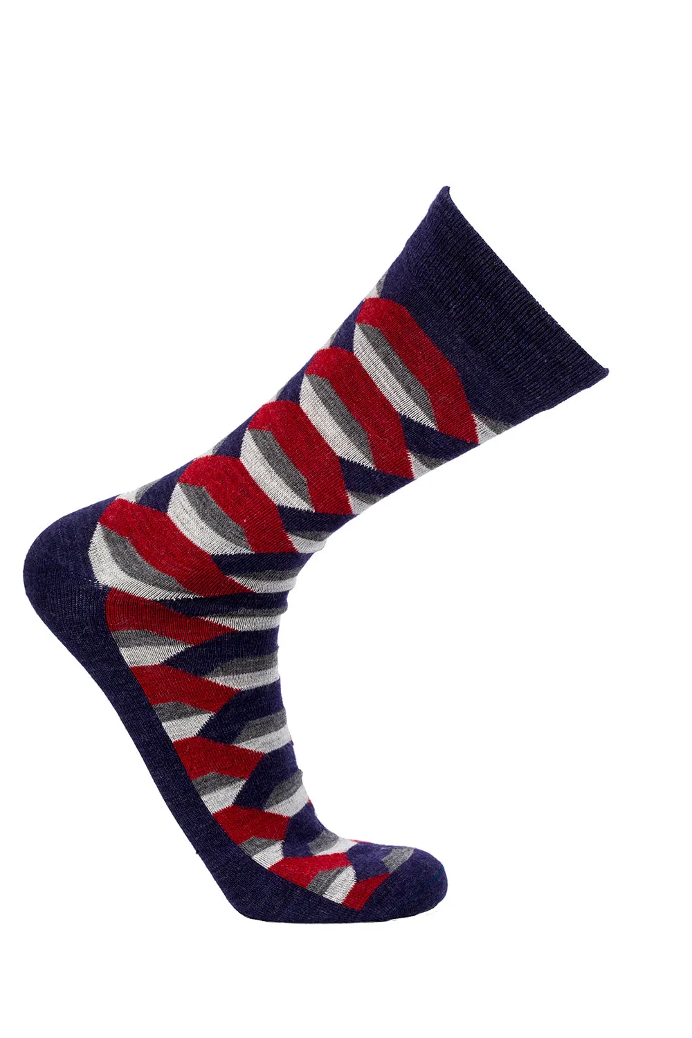 Hexagon Baby Alpaca Socks