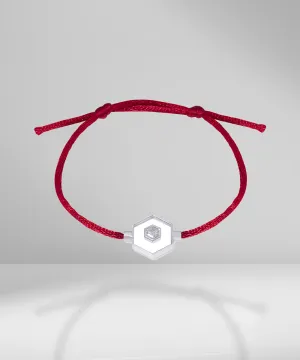 Hexagon diamond bracelet