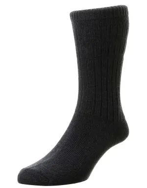 HJ Hall Thermal Softop Wool Socks HJ95 1 Pair - Dark Navy