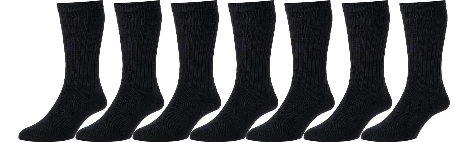 HJ Men's Softop Thermal Wool Rich Socks 7 Pairs Pack size 4 - 13