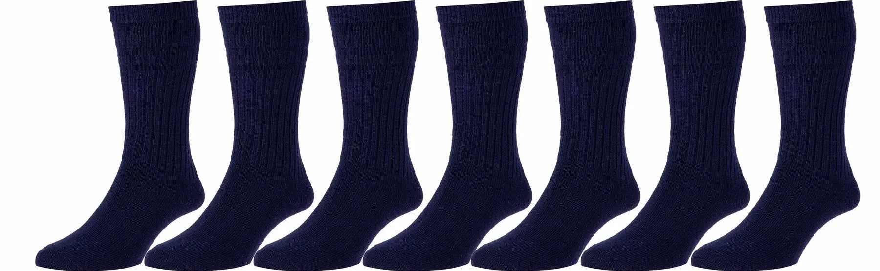 HJ Men's Softop Thermal Wool Rich Socks 7 Pairs Pack size 4 - 13