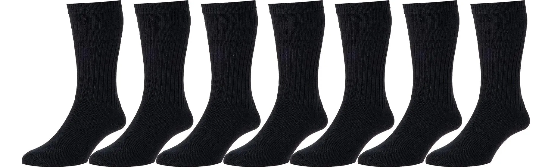 HJ Men's Softop Thermal Wool Rich Socks 7 Pairs Pack size 4 - 13