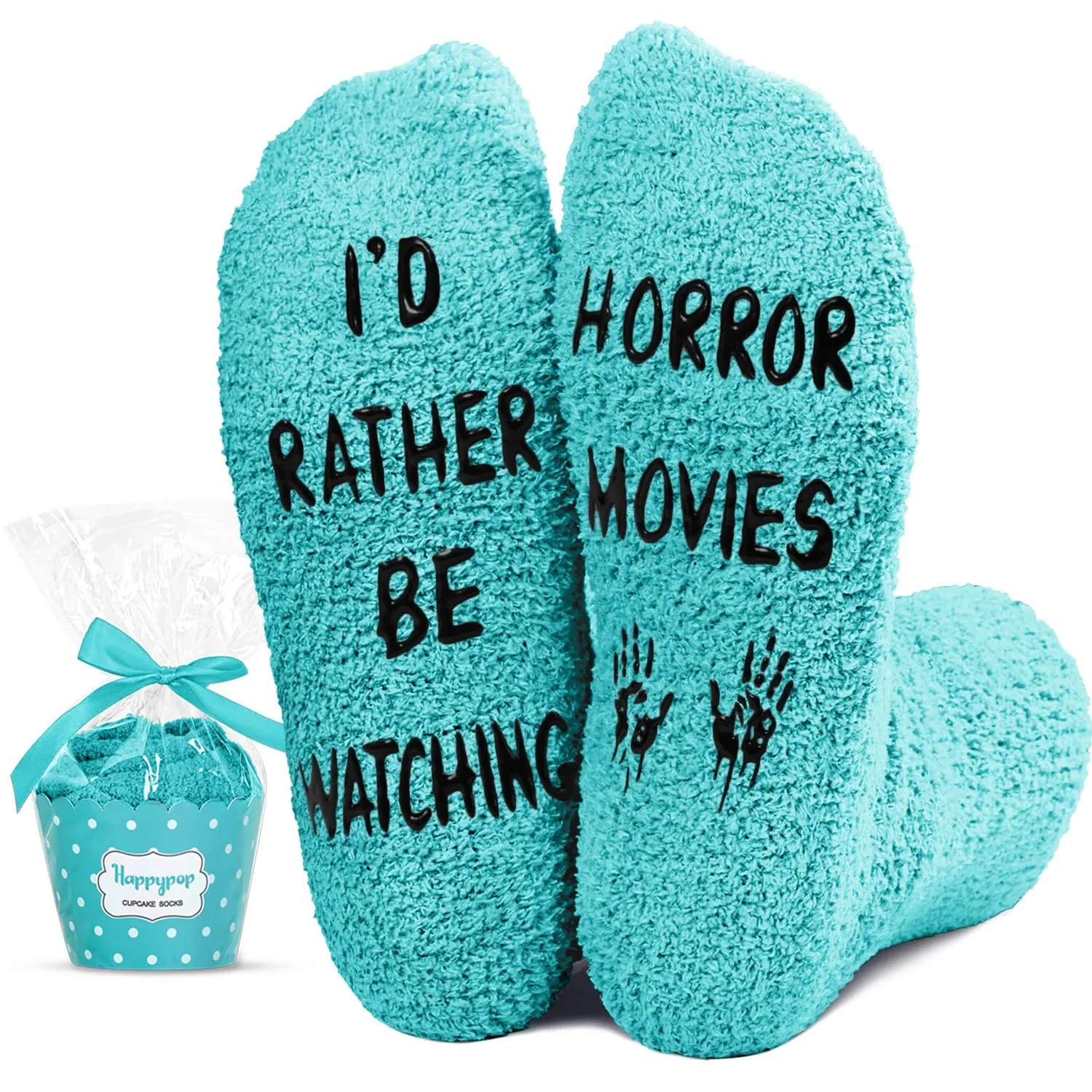 Horror Movie Gifts for Movie Lovers Women, Horror Scary Movie Night Gifts, Horror Movie Socks Green