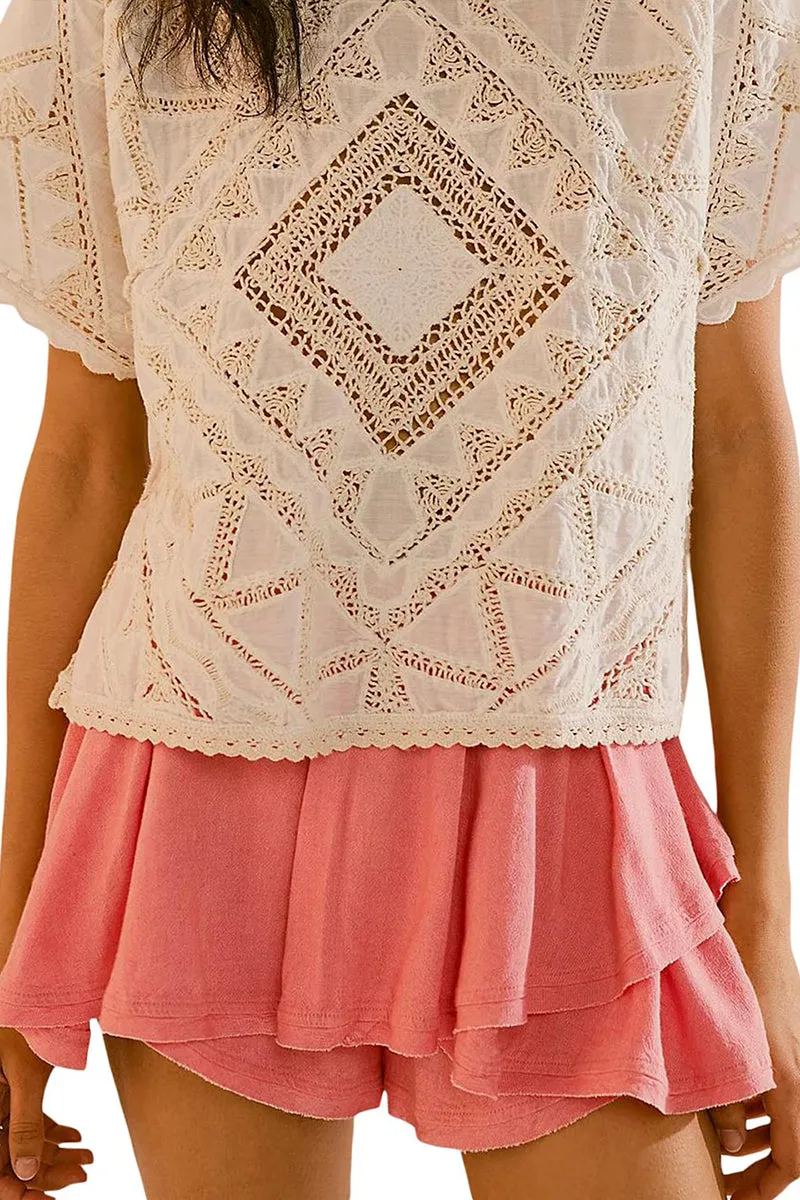 HPR1251 Flirty Flounce Mini Skirt