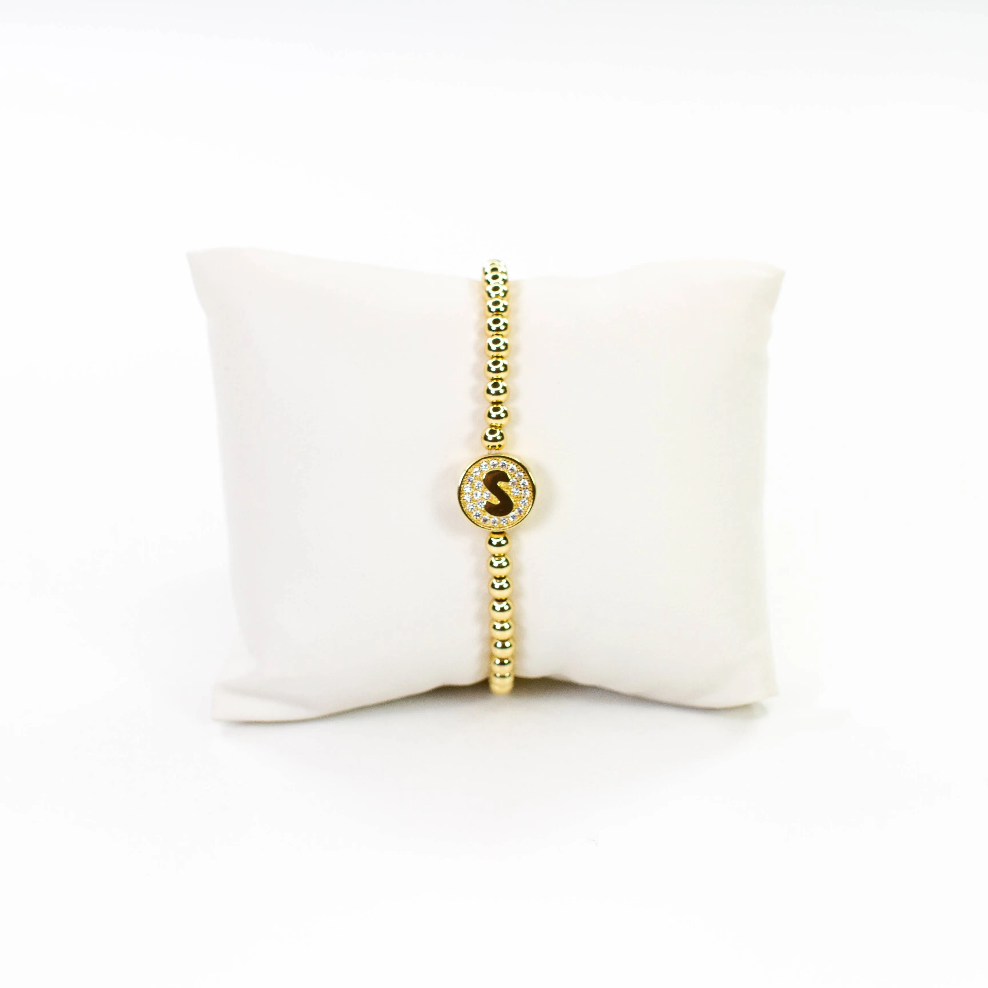 Initial Simulated Diamond Bracelet: G
