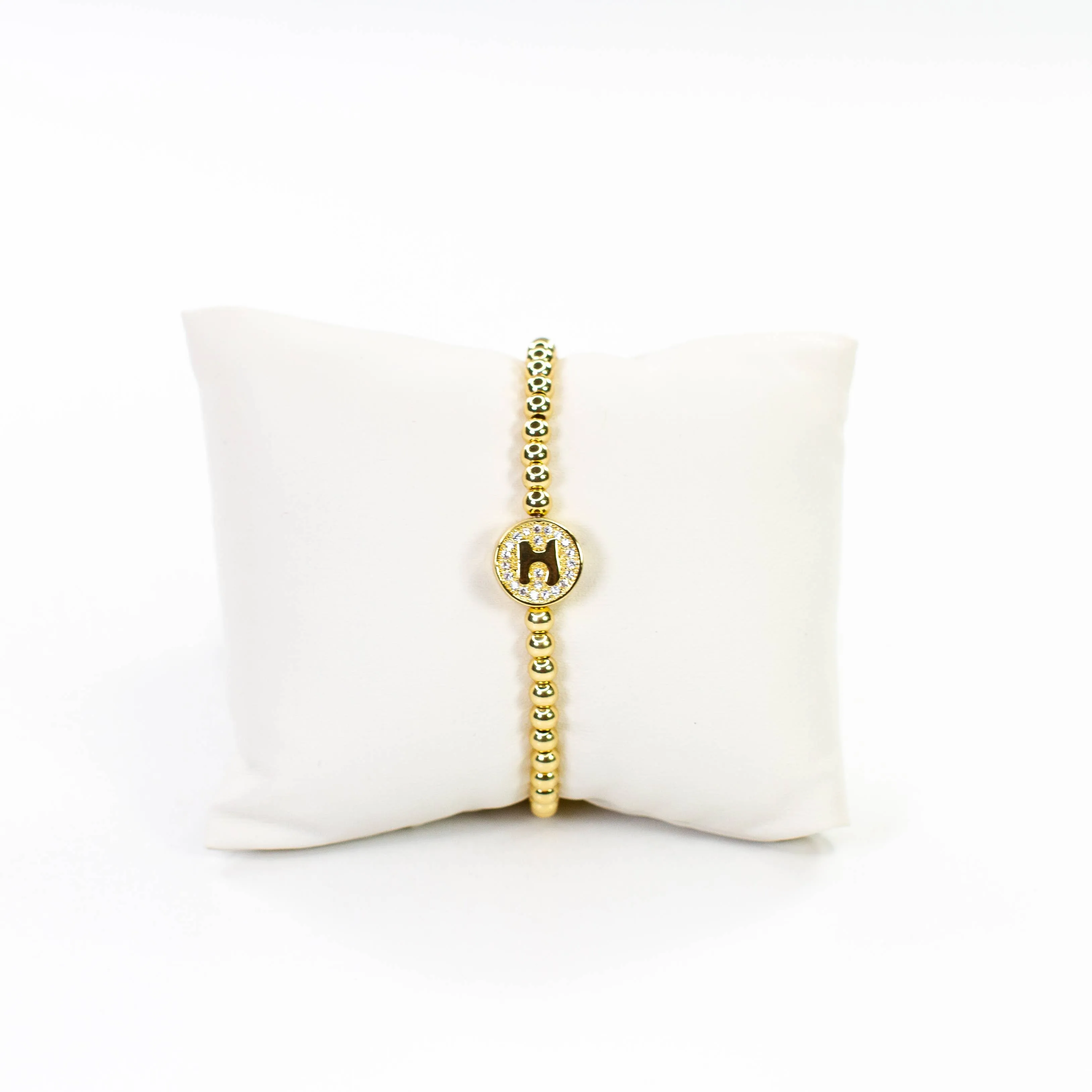Initial Simulated Diamond Bracelet: G
