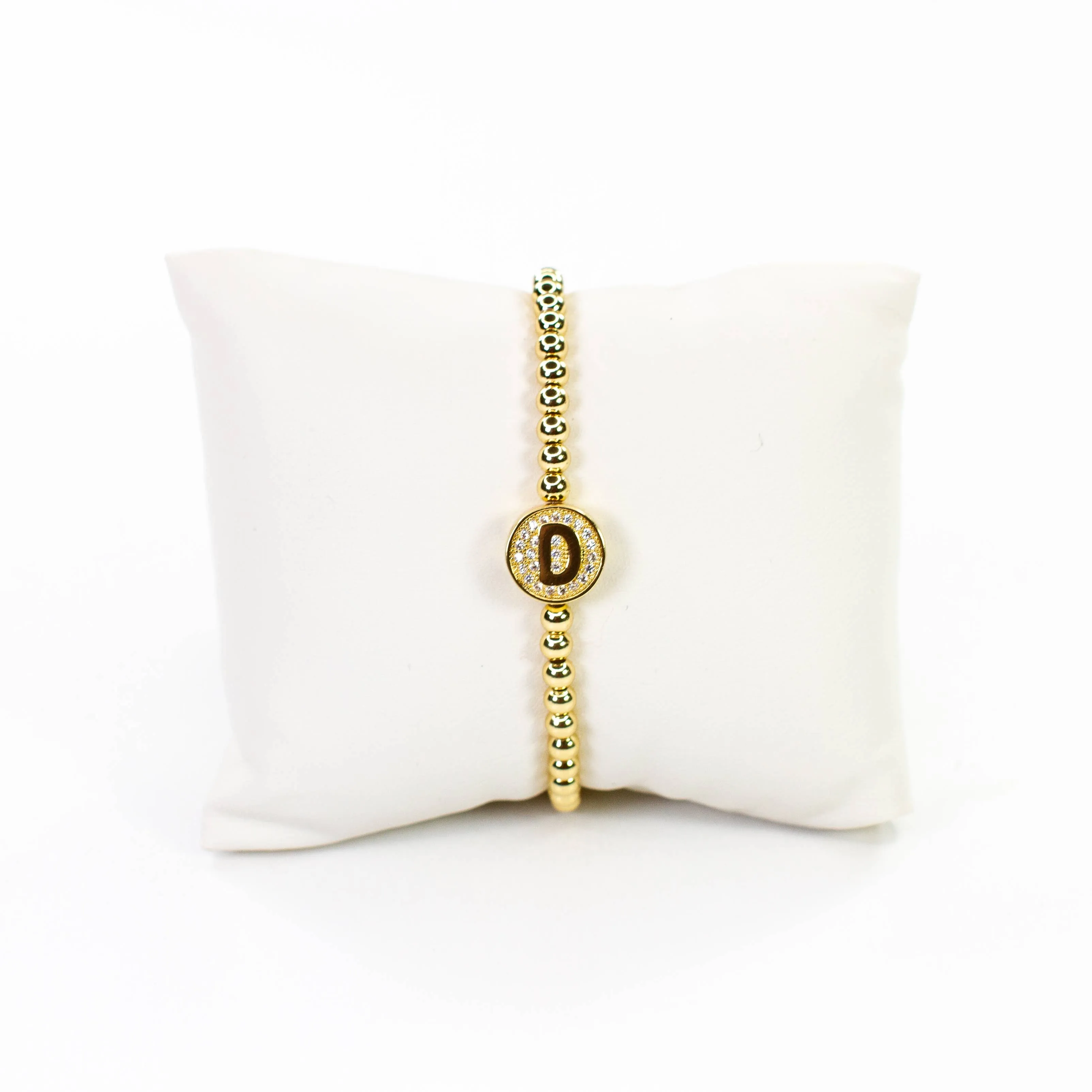Initial Simulated Diamond Bracelet: G