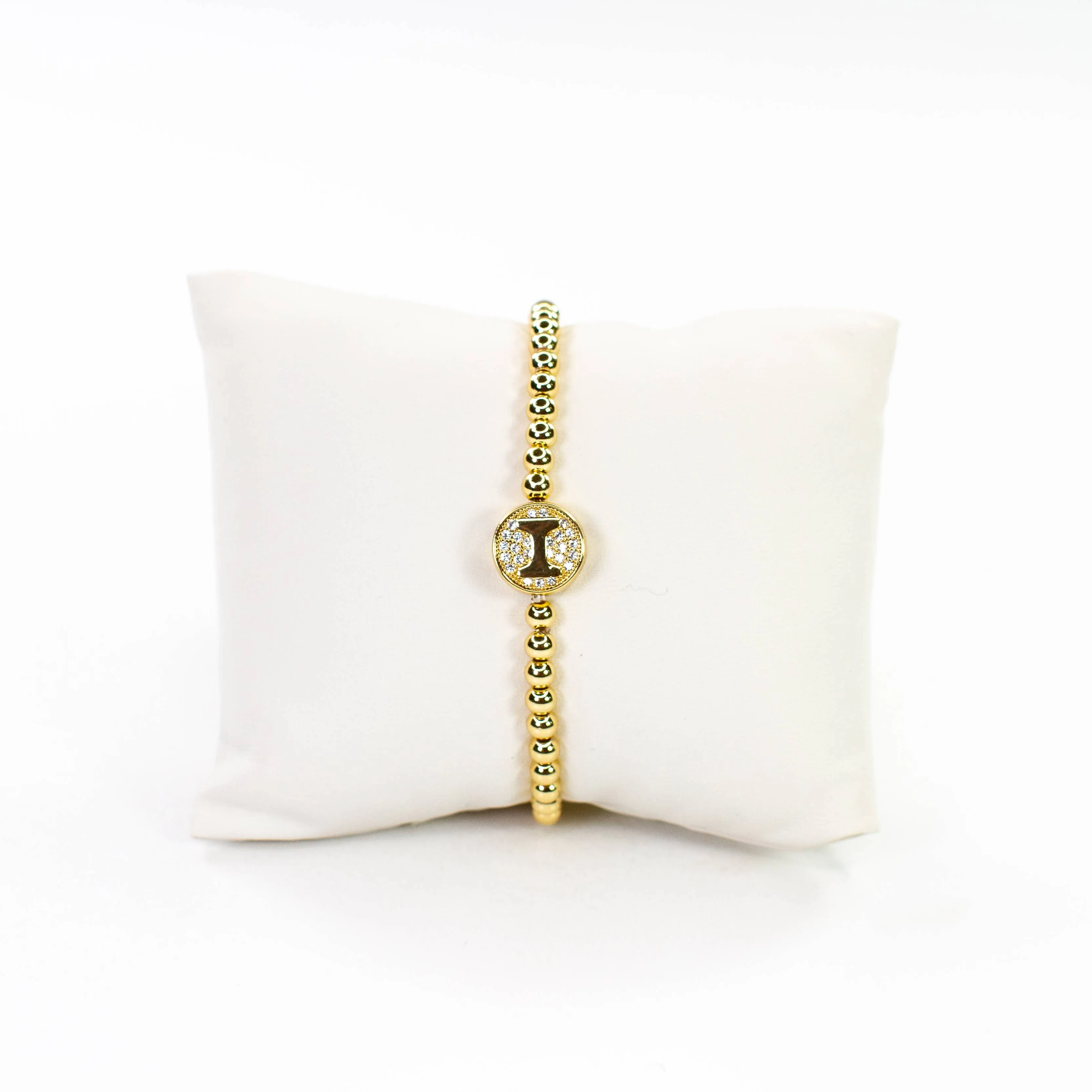 Initial Simulated Diamond Bracelet: G