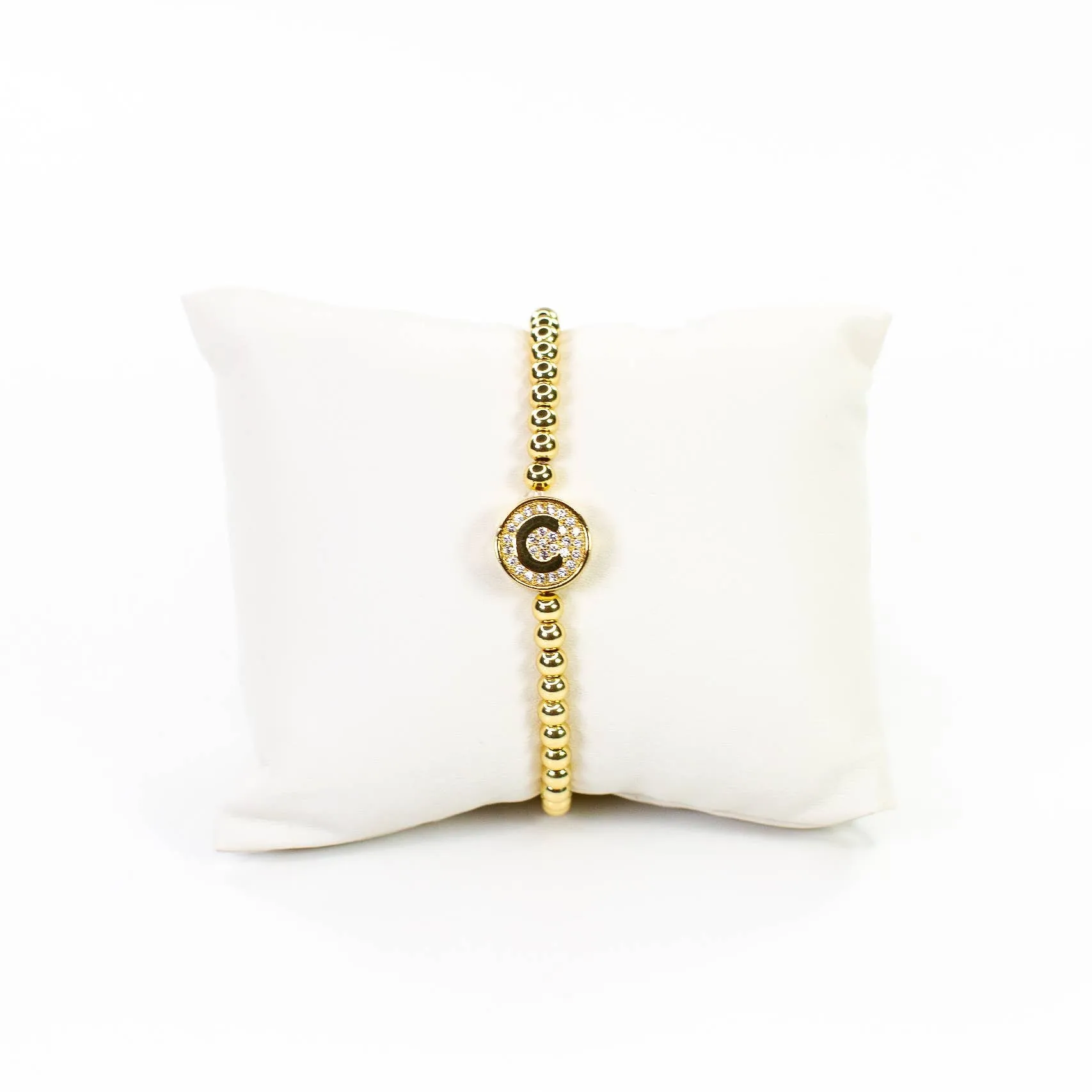Initial Simulated Diamond Bracelet: G
