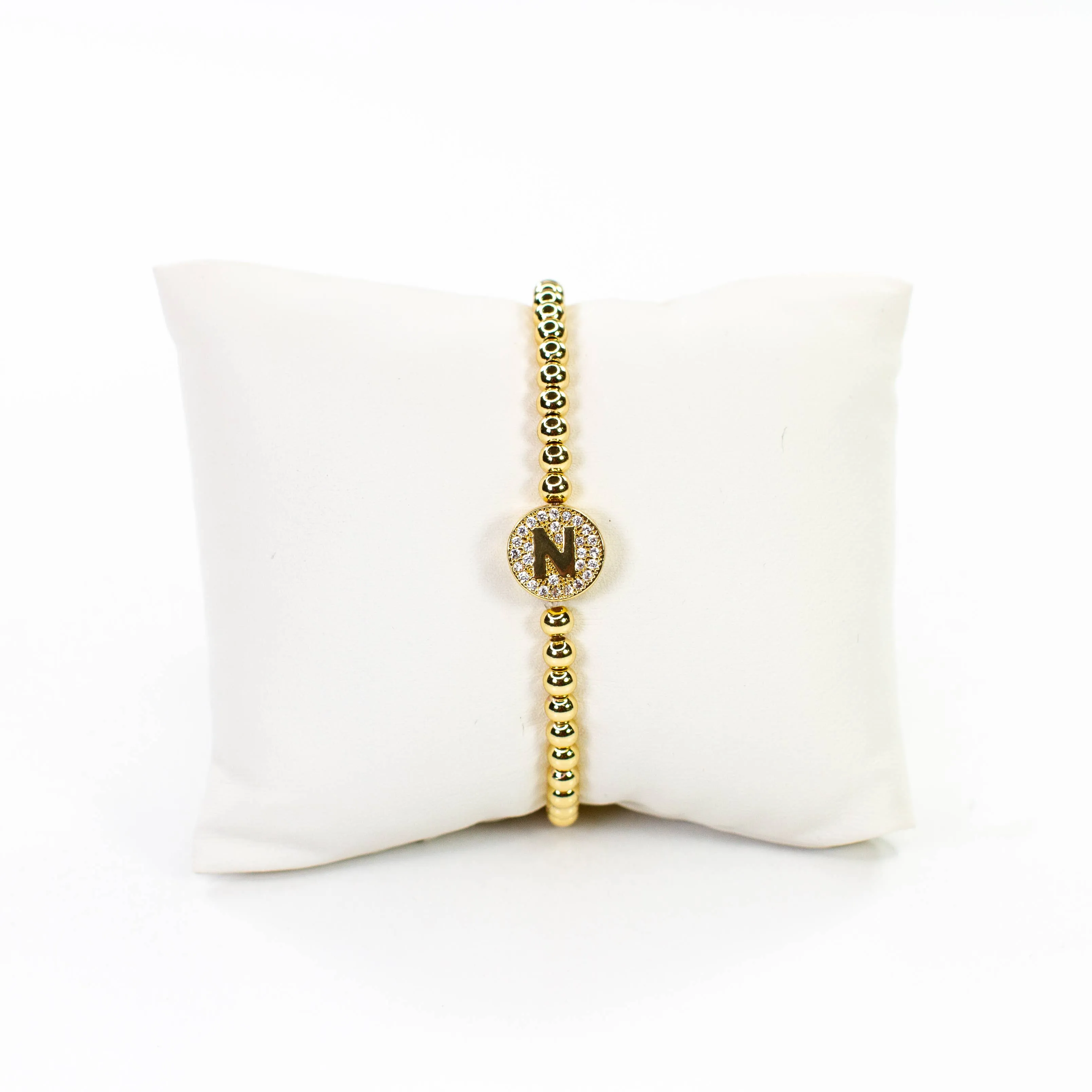Initial Simulated Diamond Bracelet: G