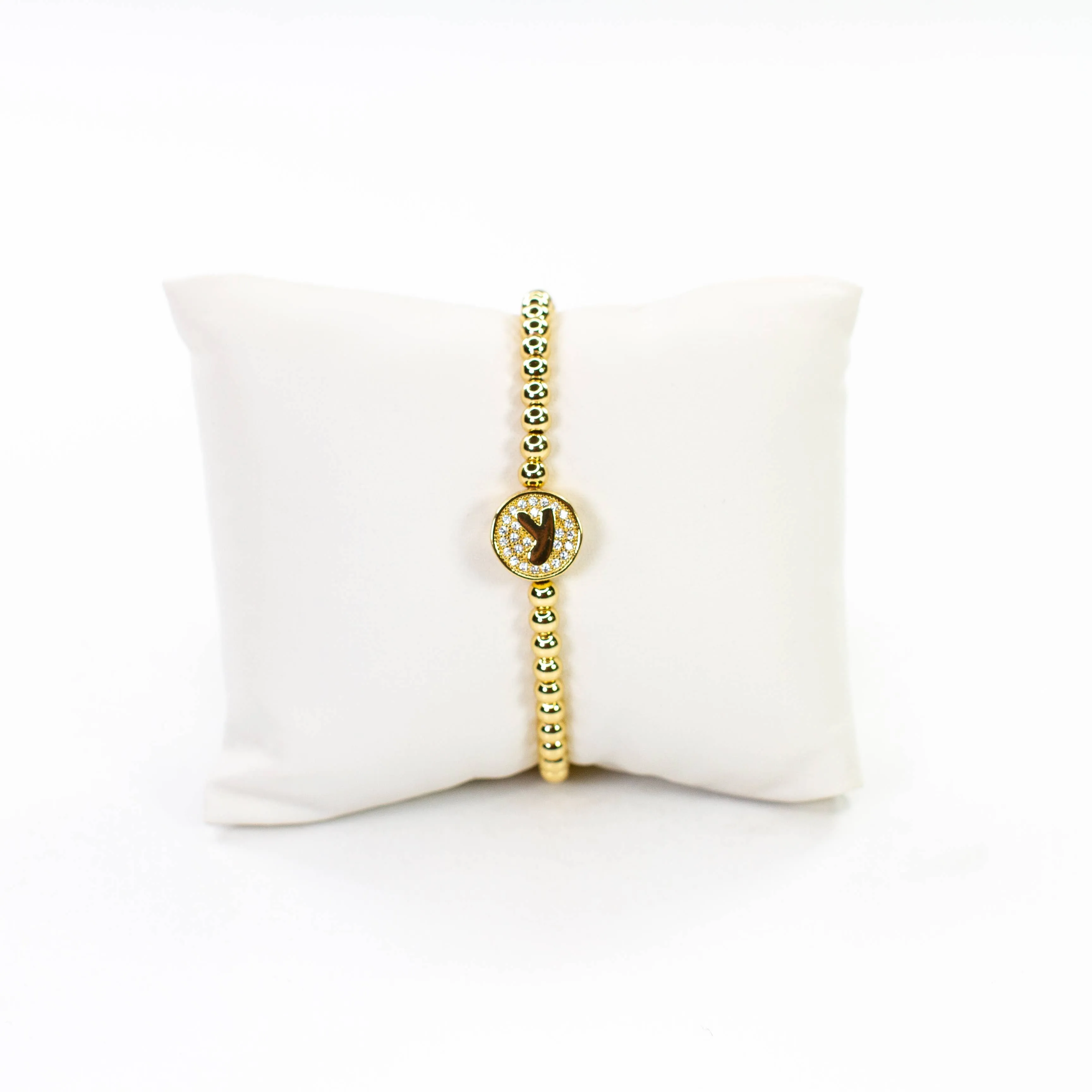 Initial Simulated Diamond Bracelet: G