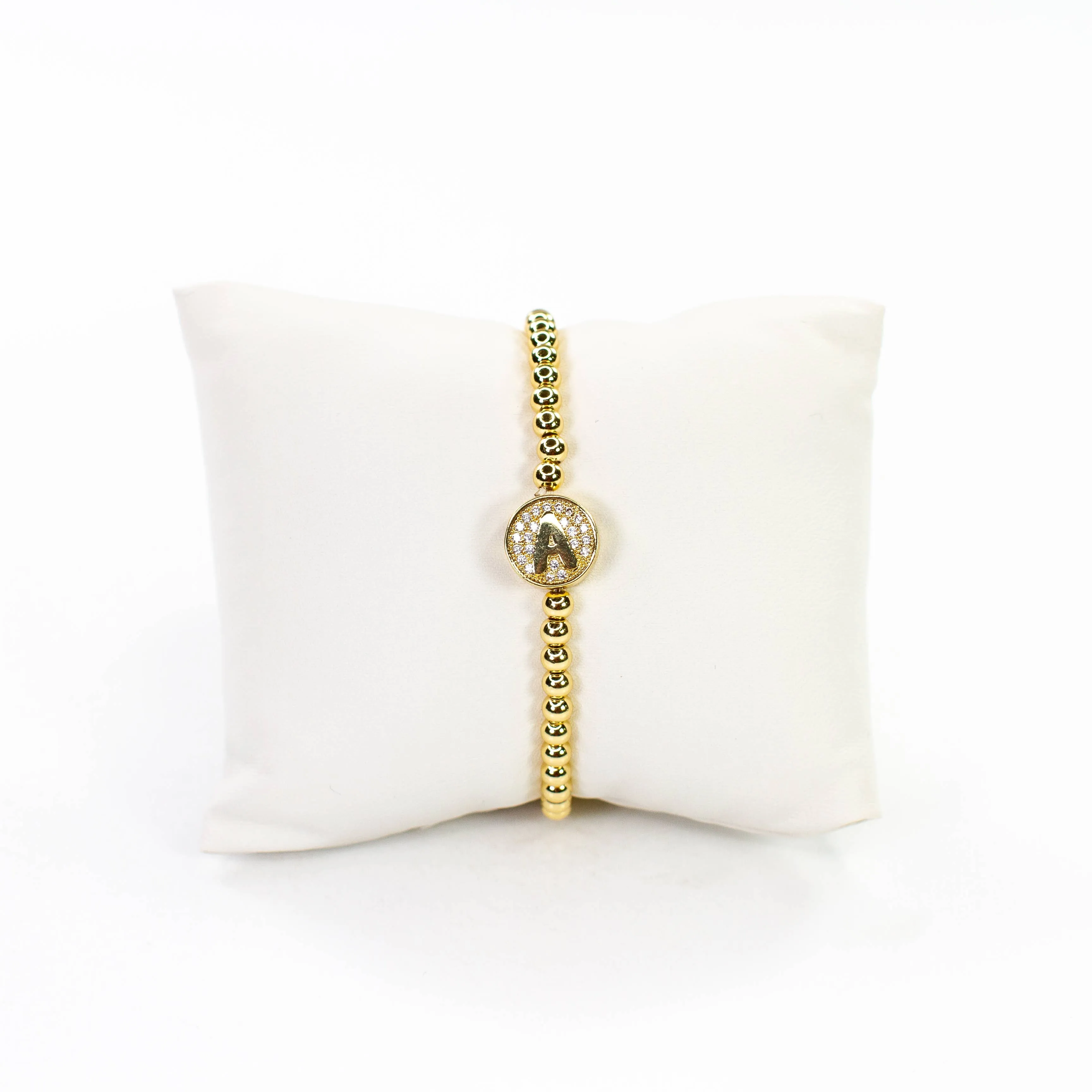 Initial Simulated Diamond Bracelet: G