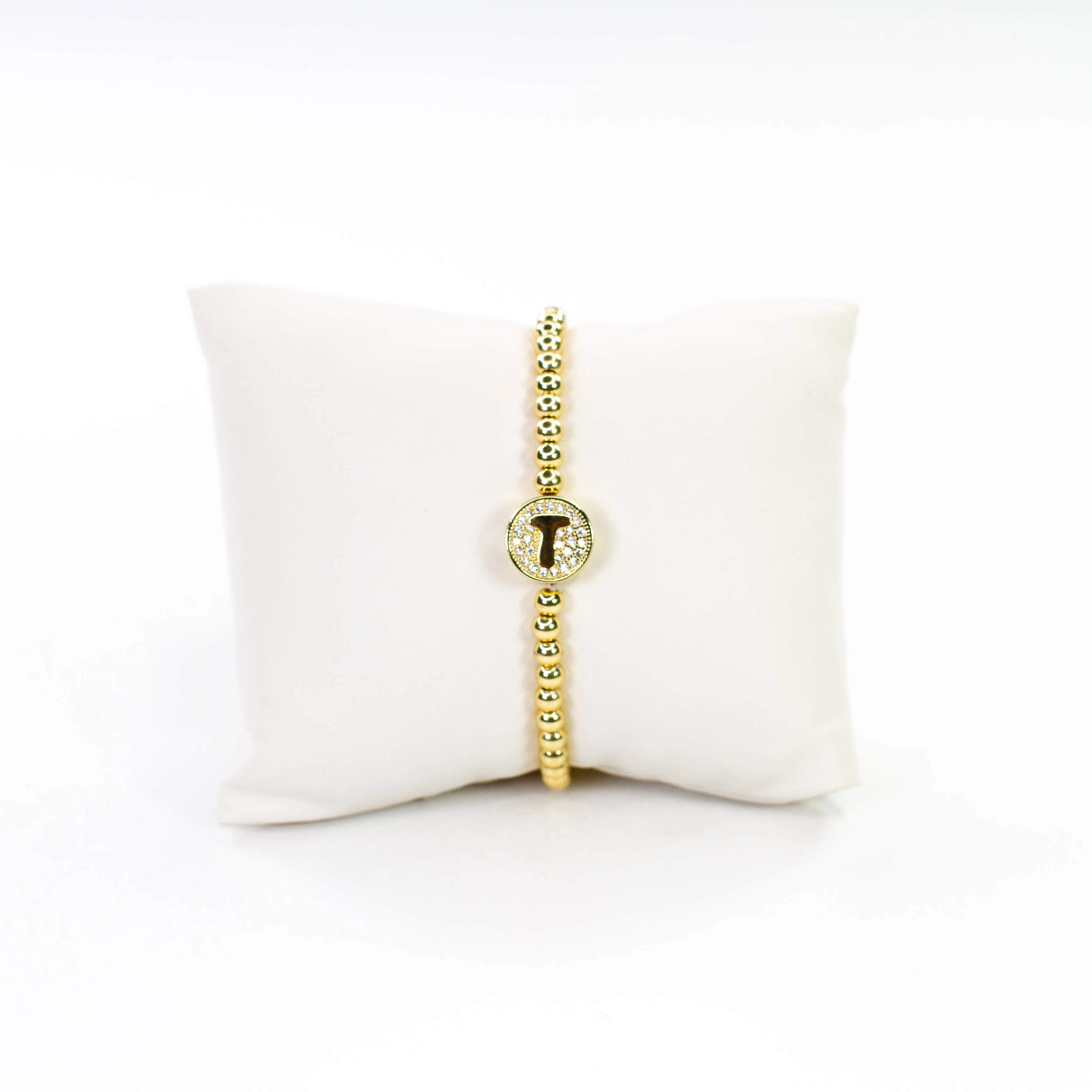 Initial Simulated Diamond Bracelet: G
