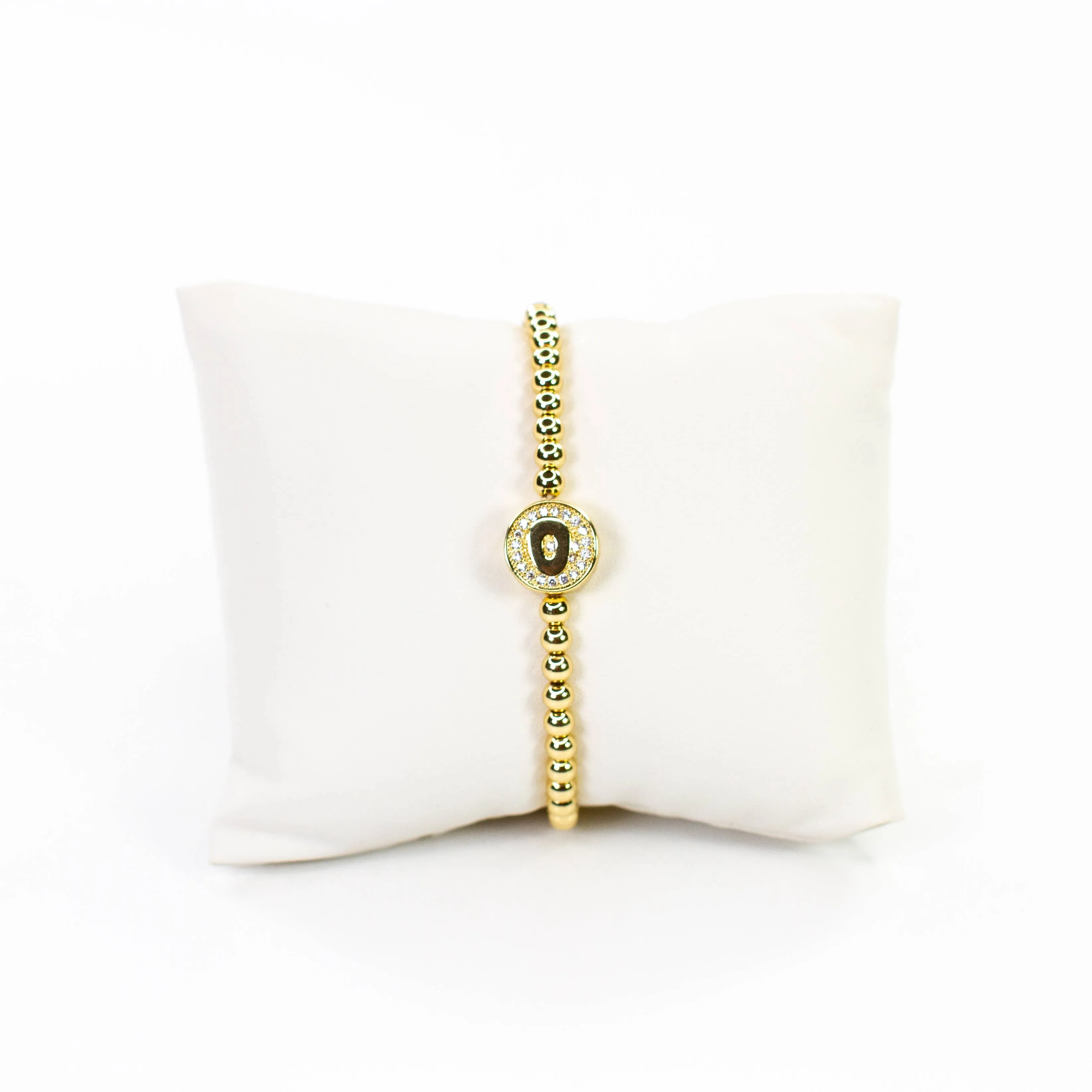 Initial Simulated Diamond Bracelet: G