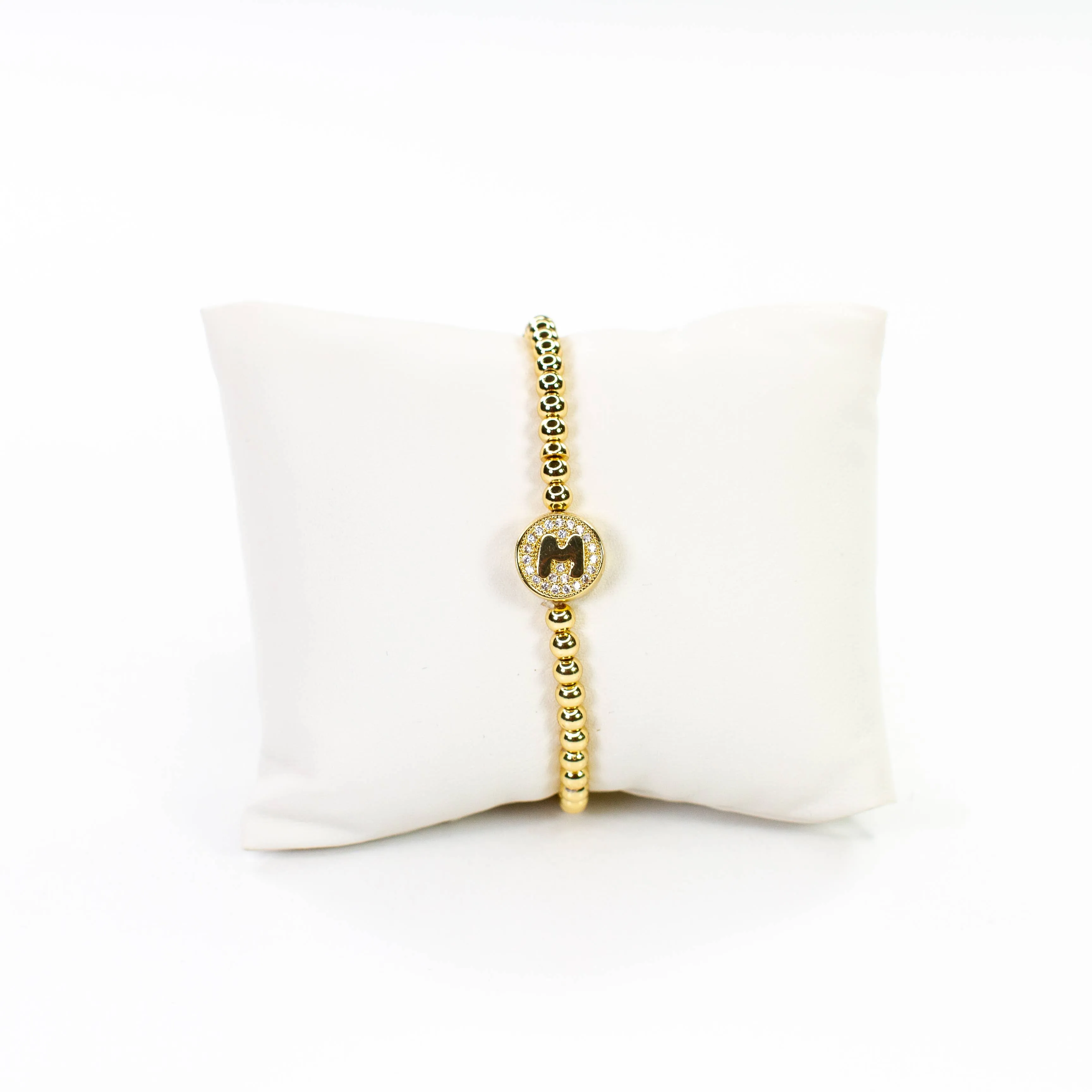 Initial Simulated Diamond Bracelet: G