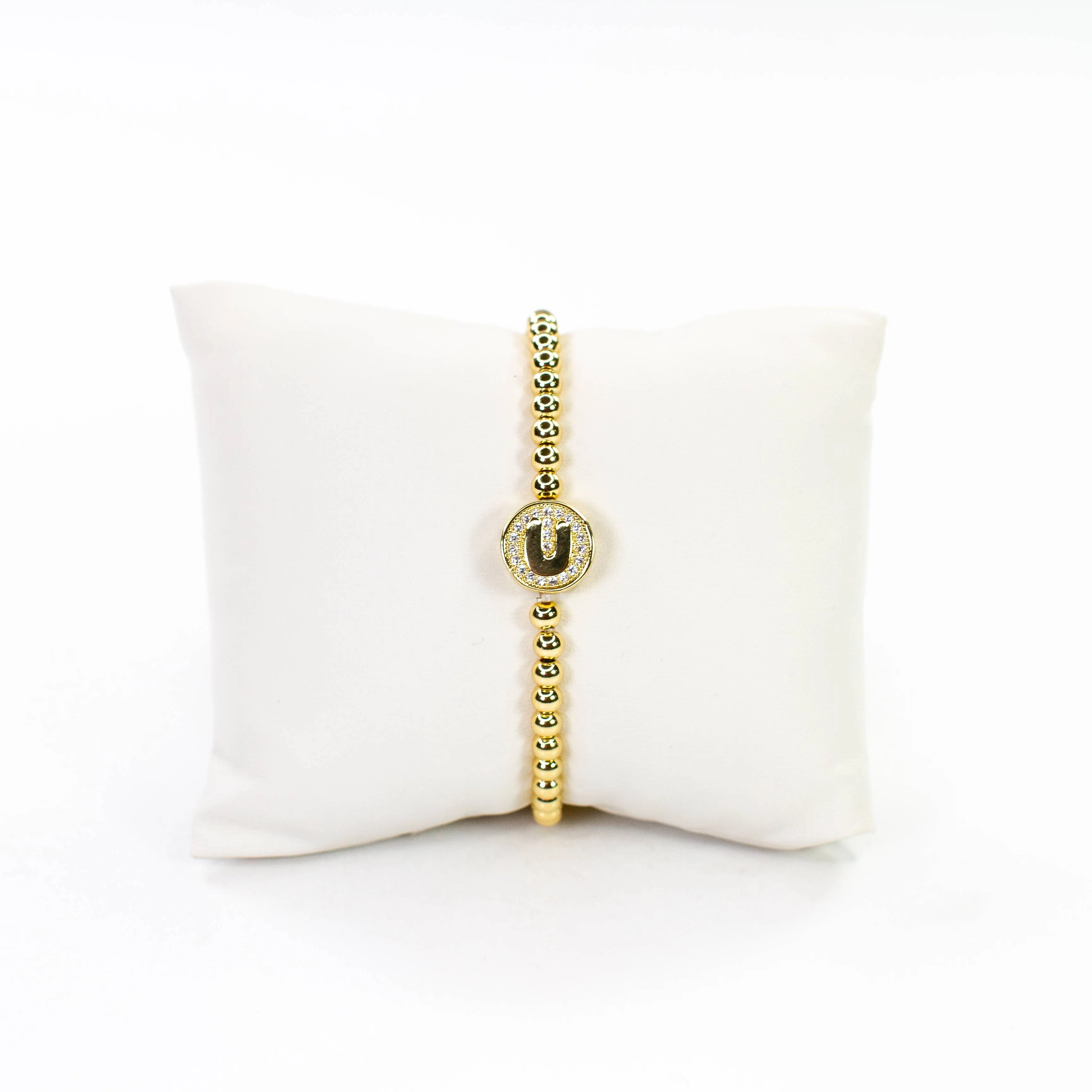 Initial Simulated Diamond Bracelet: G