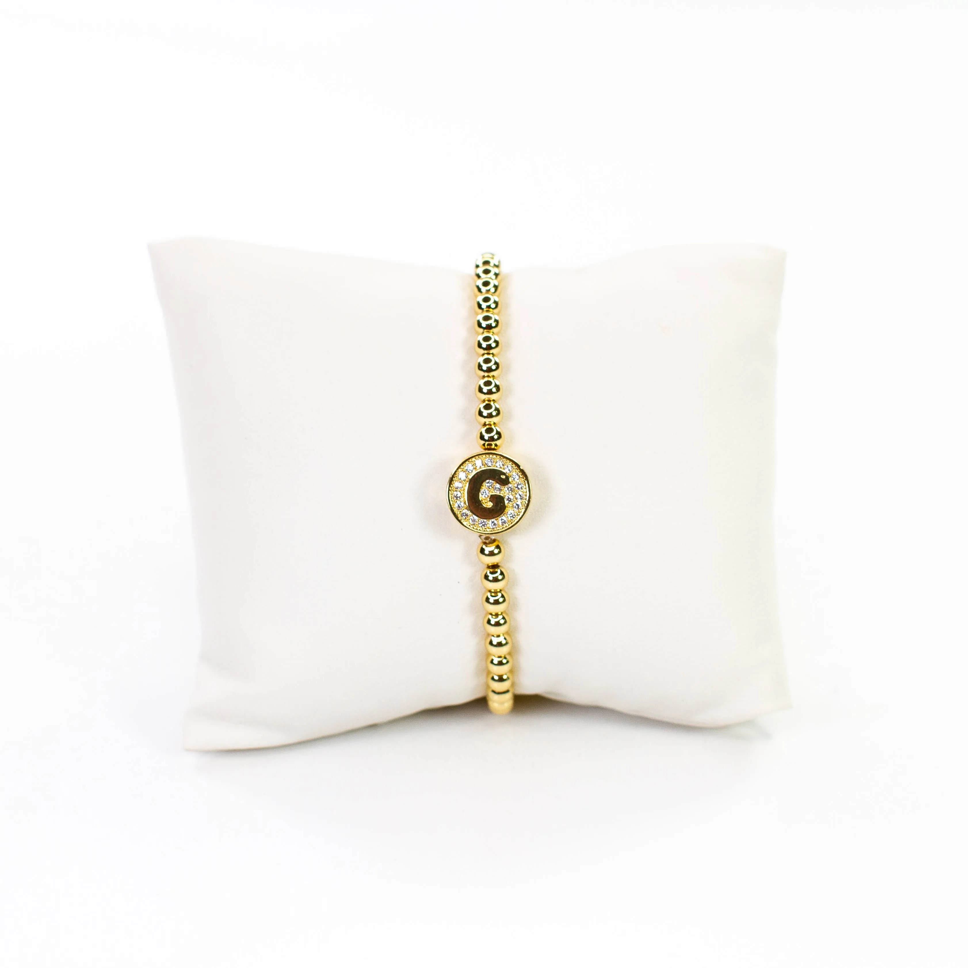 Initial Simulated Diamond Bracelet: G