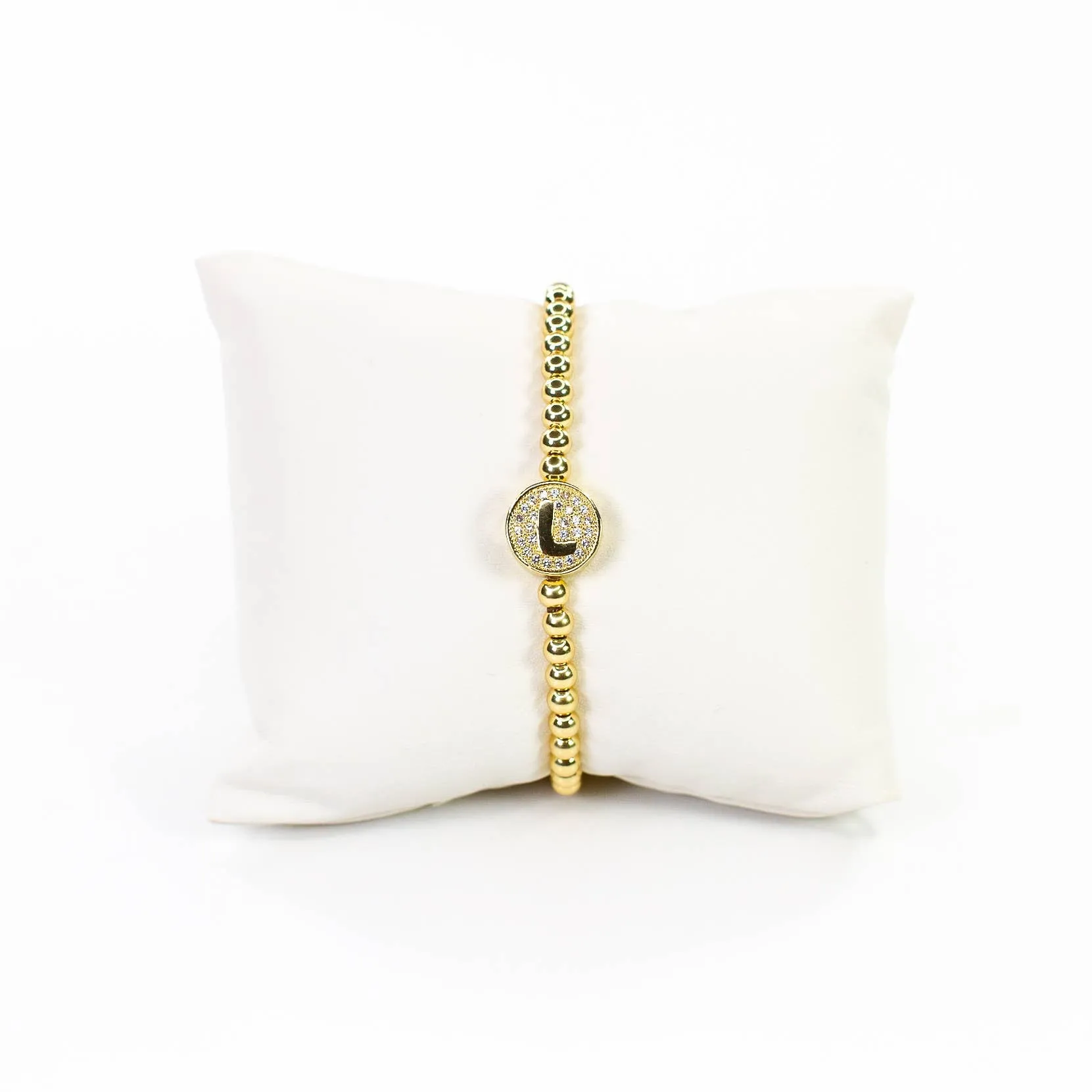 Initial Simulated Diamond Bracelet: G