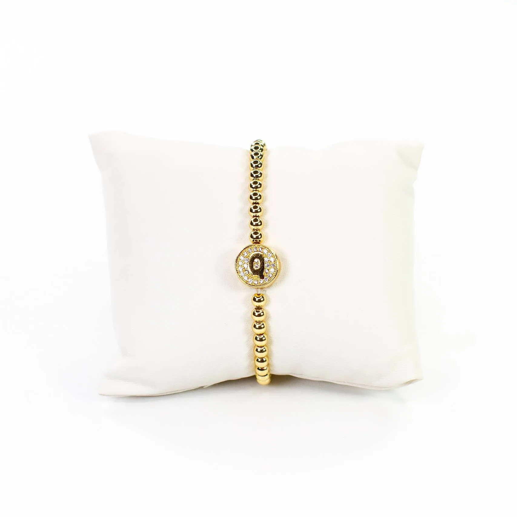 Initial Simulated Diamond Bracelet: G