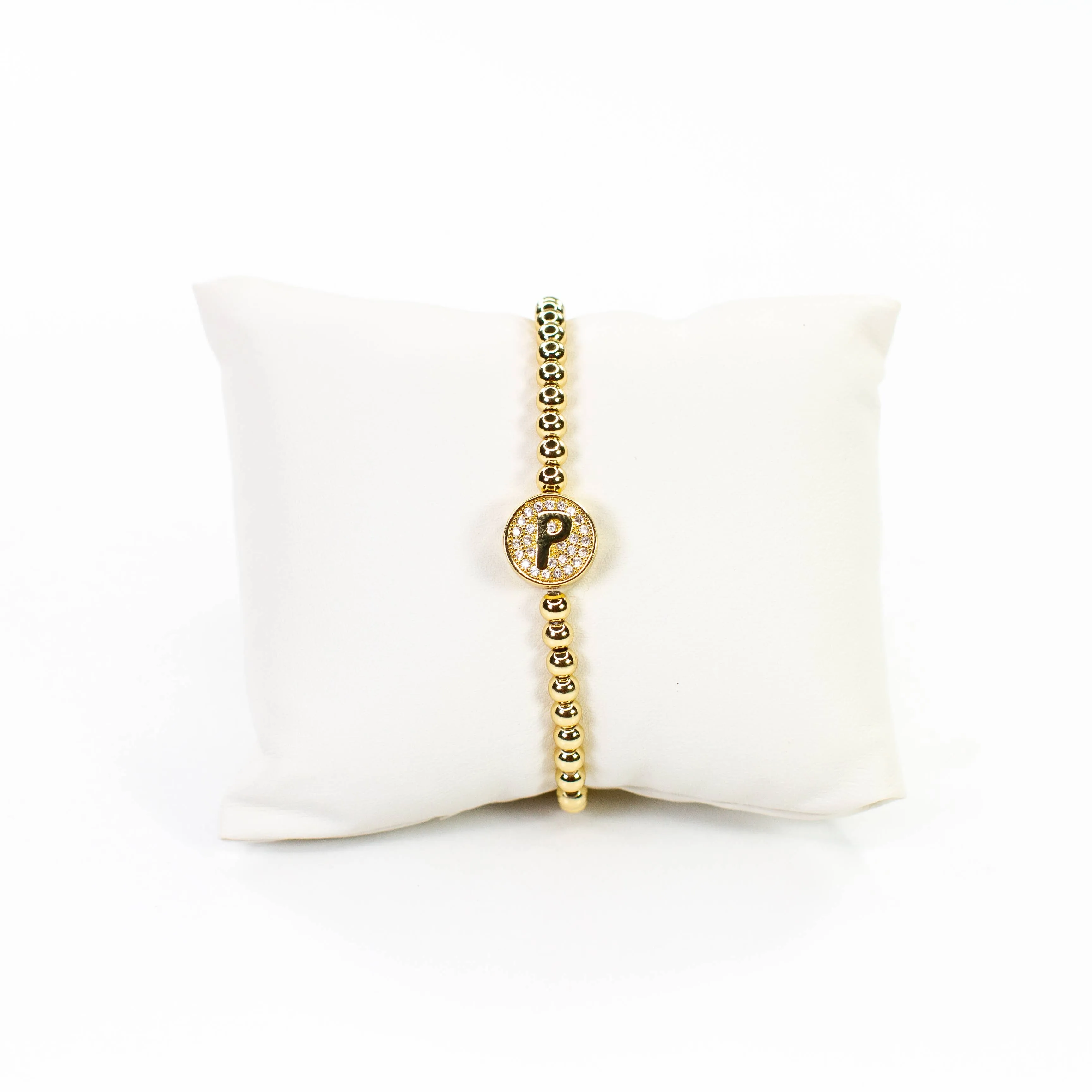 Initial Simulated Diamond Bracelet: G