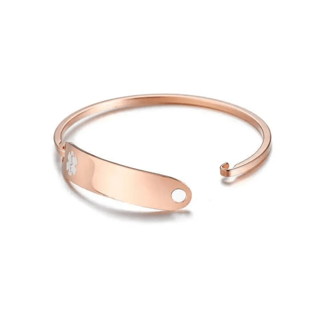 Insulin Dependent Diabetes Medical Alert Bangle 19cm