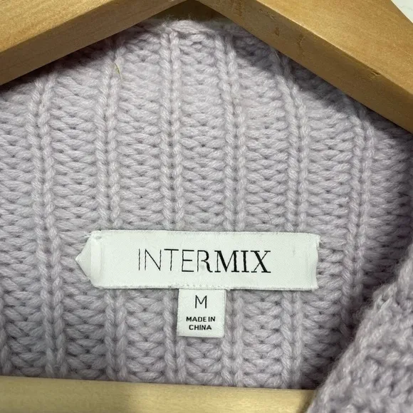 Intermix Ribbed Knit Armellyn Mock Neck M98*