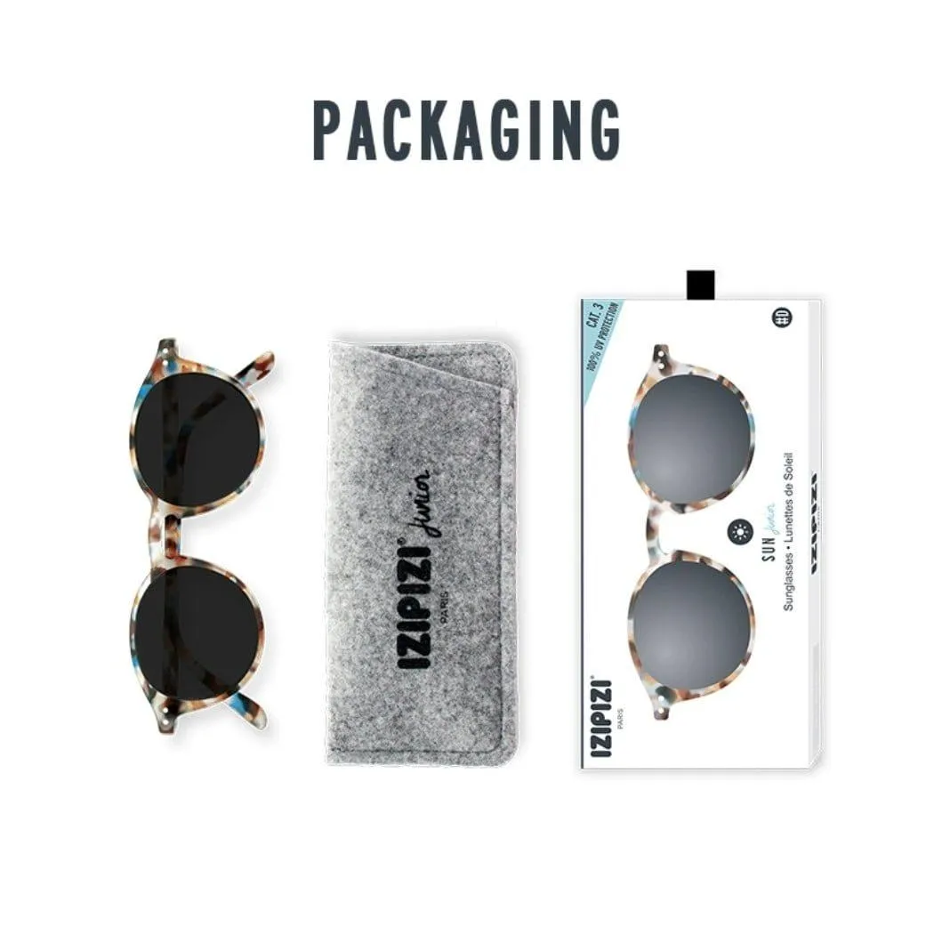 IZIPIZI kids sunglasses Junior Collection D - For 5-10 YEARS mirrored Tortoise